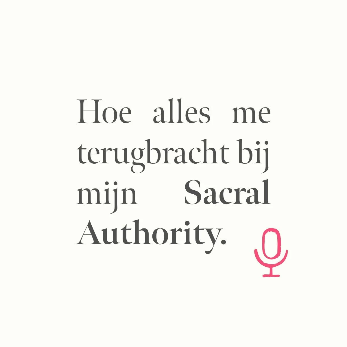 Ongeveer vier maanden geleden ben ik volledig gestopt met mijn bedrijf. Wat me daarna vooral bezighield, was dat ik al die tijd het gevoel had gehad dat ik mijn intu&iuml;tie volgde. En toch was ik opnieuw op een plek beland die niet klopte. Wat dach