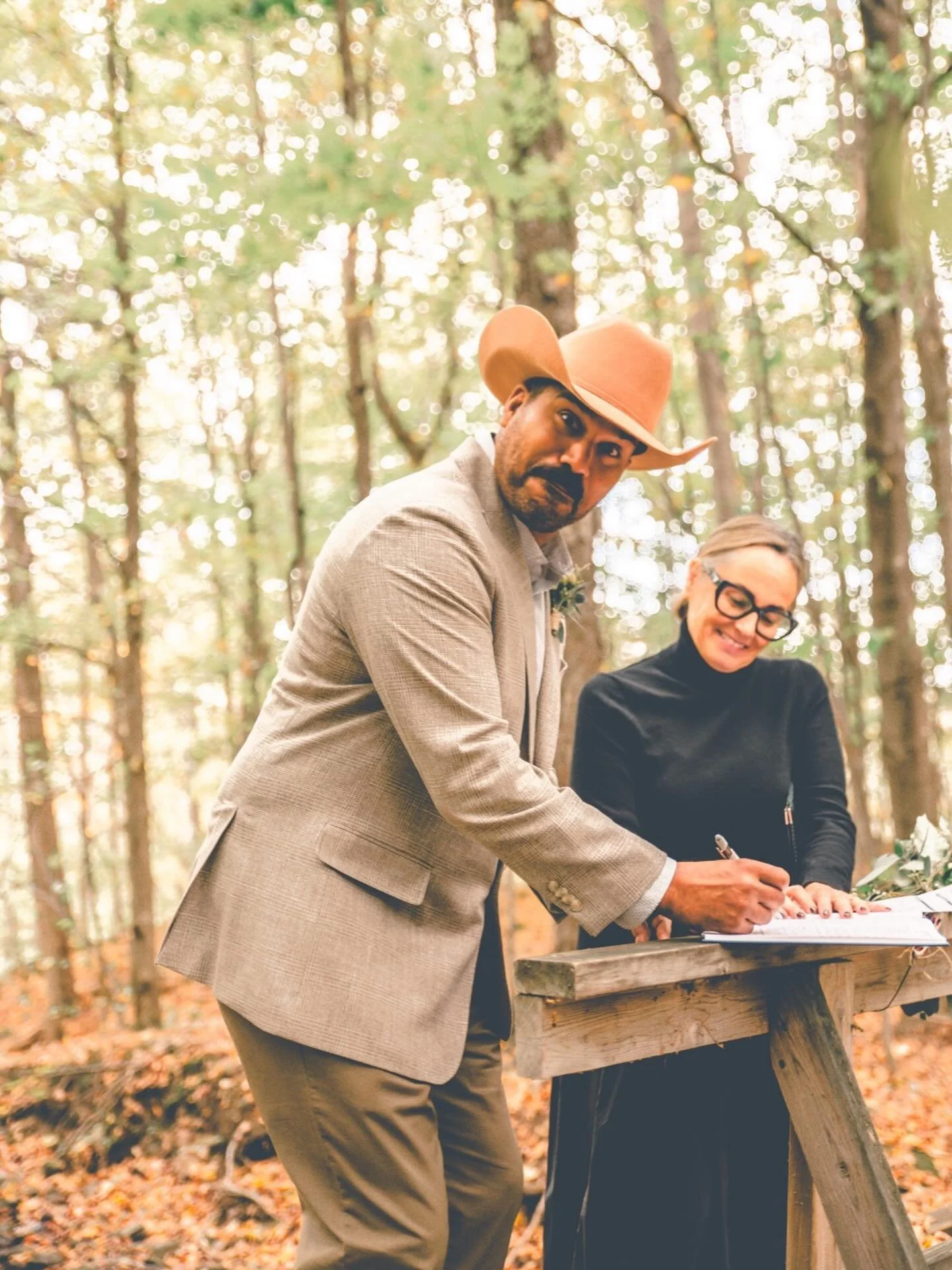 Just making it legal over here.  The process of getting married is fairly straightforward from a legal perspective.  You both apply for your Ontario marriage licence, you&rsquo;ll be given a date to pick it up, and you bring that with you to the cere