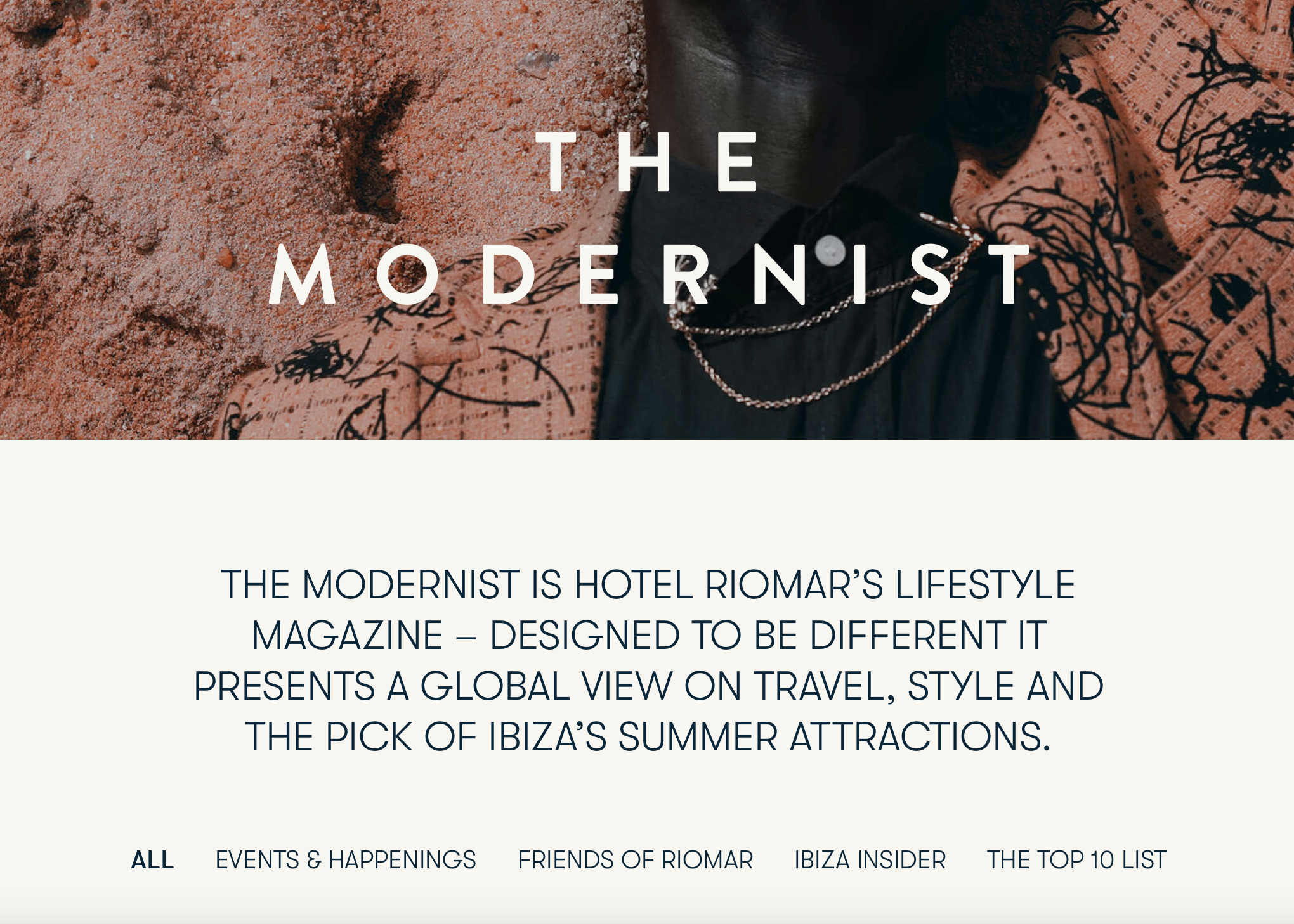 Hotel Riomar - Susie Saldanha - Blog Writing