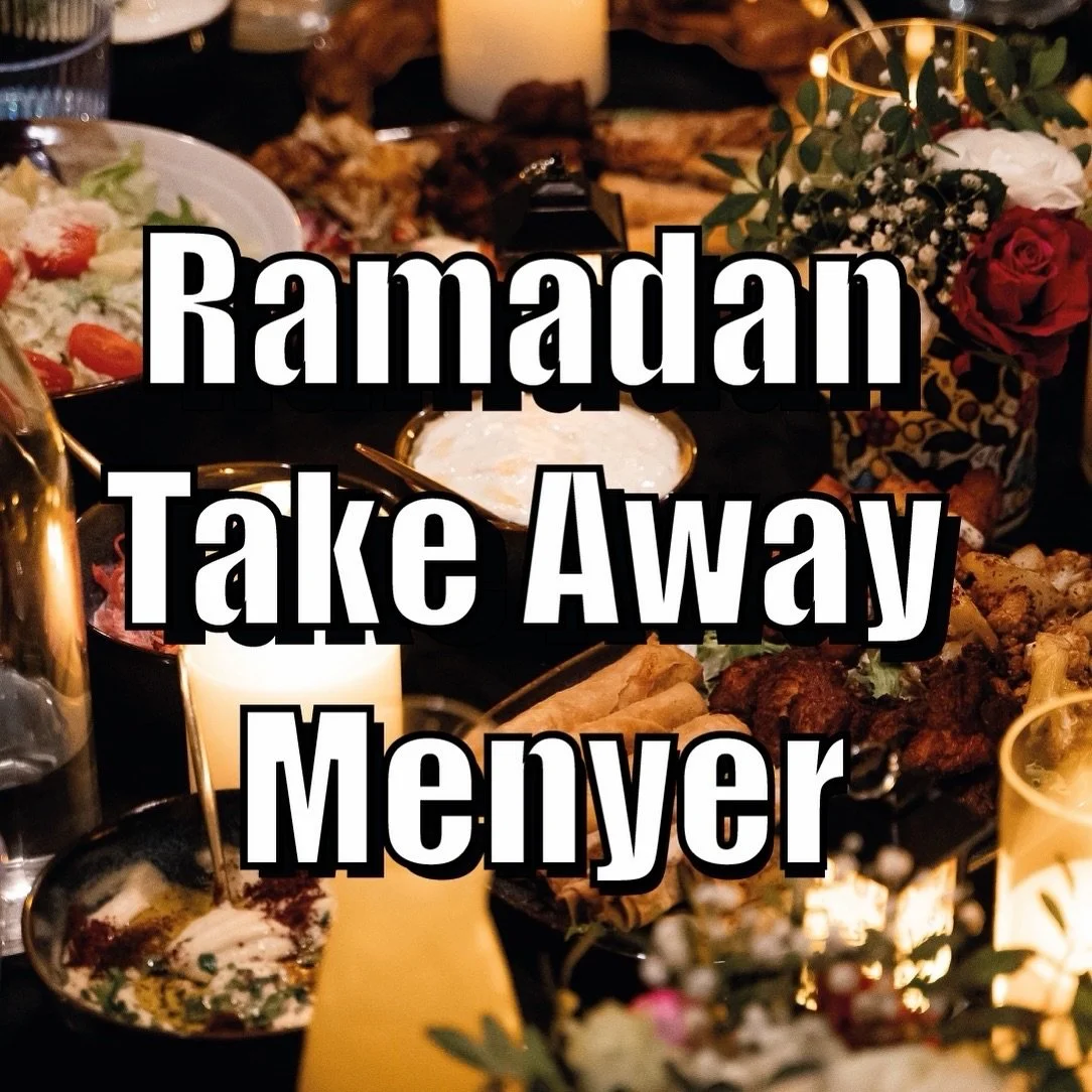 🌙 Ramadan Takeaway Menyer 🌙

Njut av en smakrik Iftar hemma med v&aring;ra f&auml;rdiga takeaway paket! 🥘✨
Best&auml;ll samma dag innan Iftar, senast kl. 15:00.

💛 Light Iftar (1 person)  249 SEK
Dadlar, soppa, sallad &amp; tzatziki &amp; valfri 