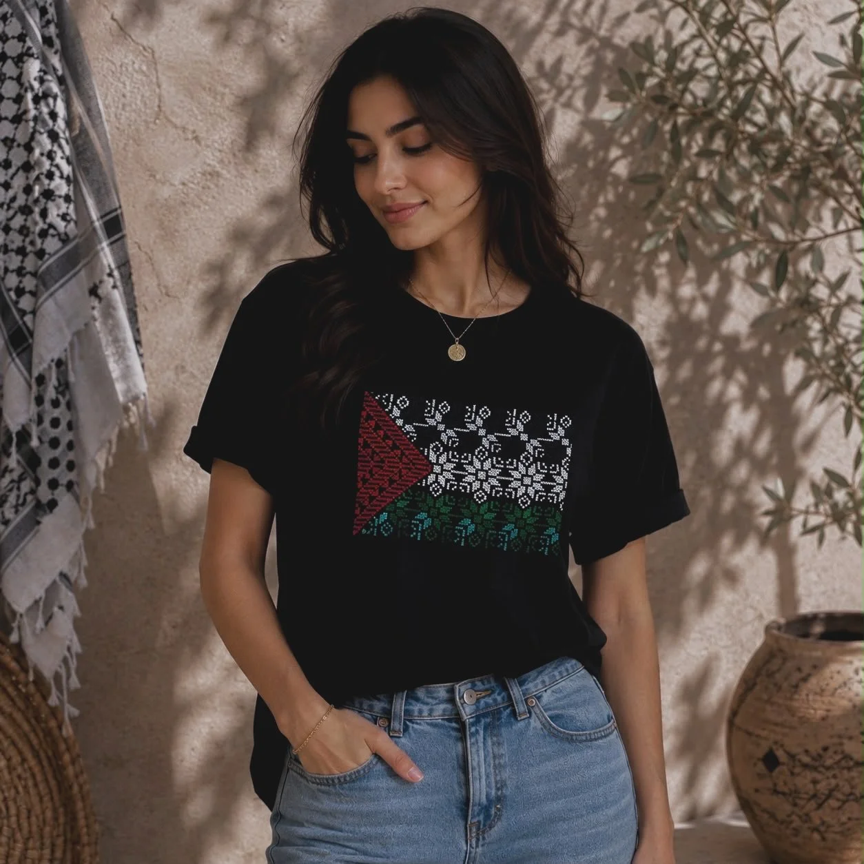✨ 30% off our hand embroidered T-shirts &amp; hoodies!

Handmade in Bethlehem &amp; Al-Khalil (Hebron), inspired by Palestinian embroidery, heritage and tradition. 🇵🇸
Our T-shirts are 100% cotton.

Discover them at Sweet O Salti Restaurant or on ou