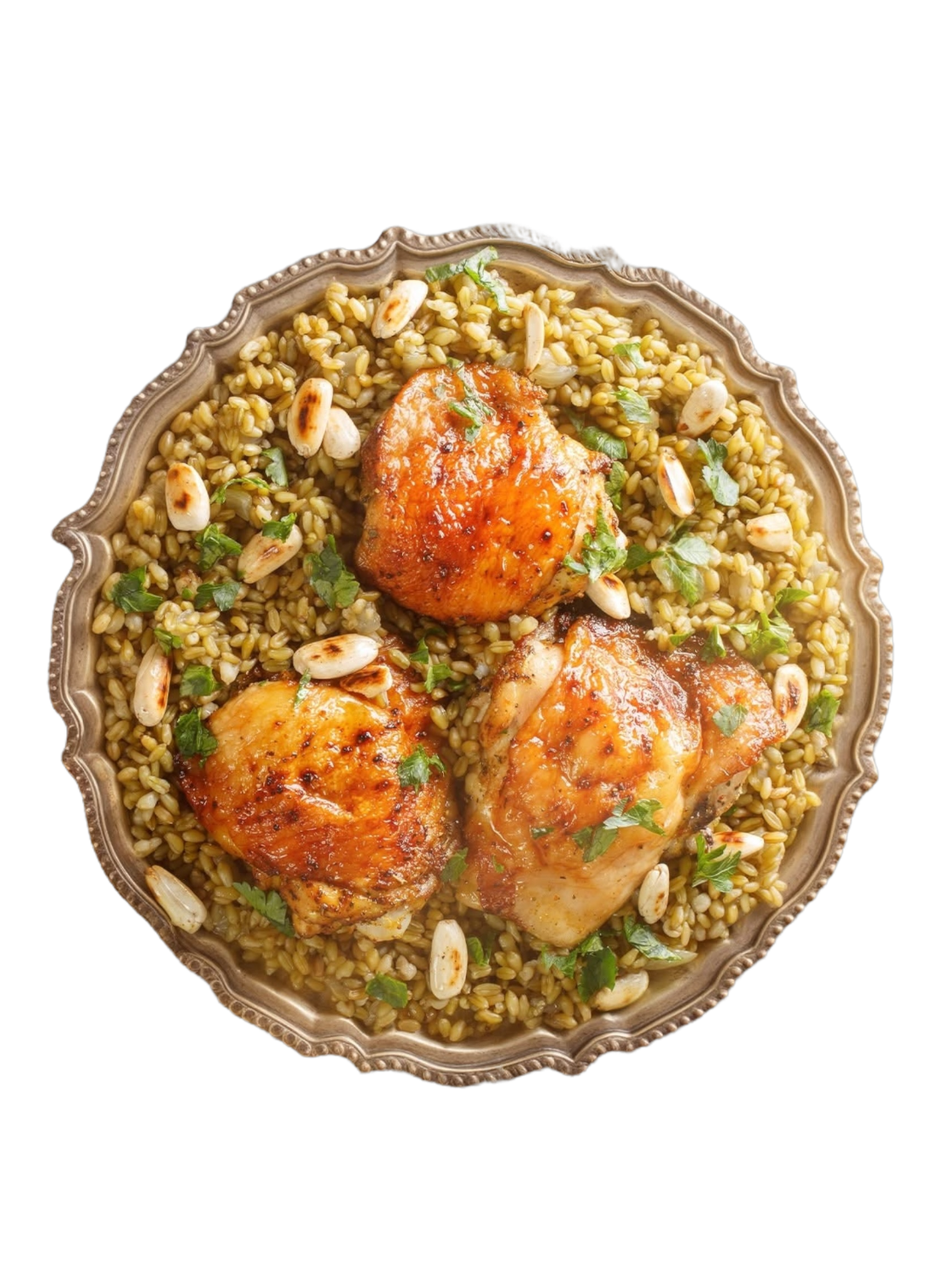 2 st Djaj Bil Freekeh (4-6 personer)