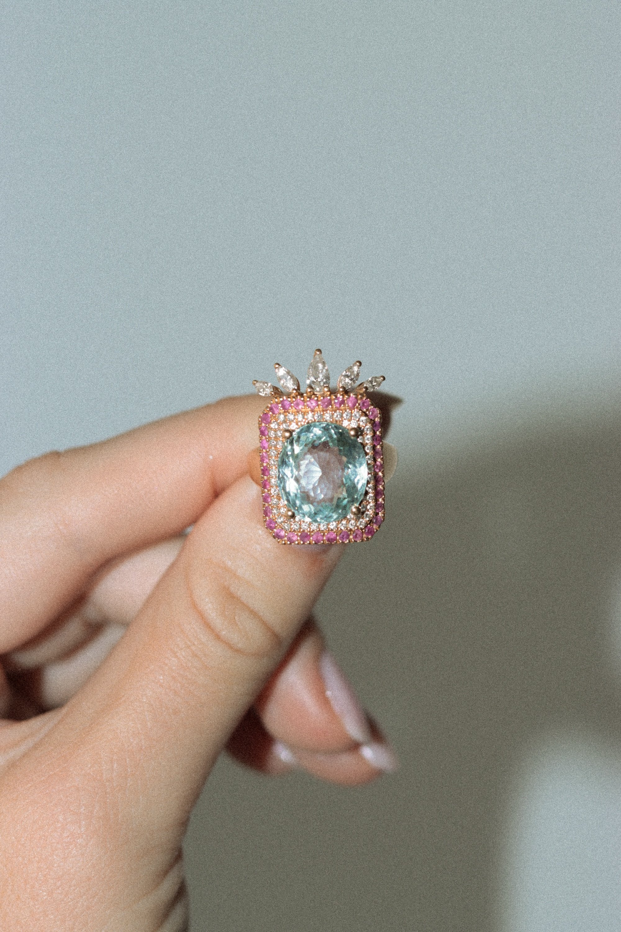 Bague Her Majesty Aigue-Marine