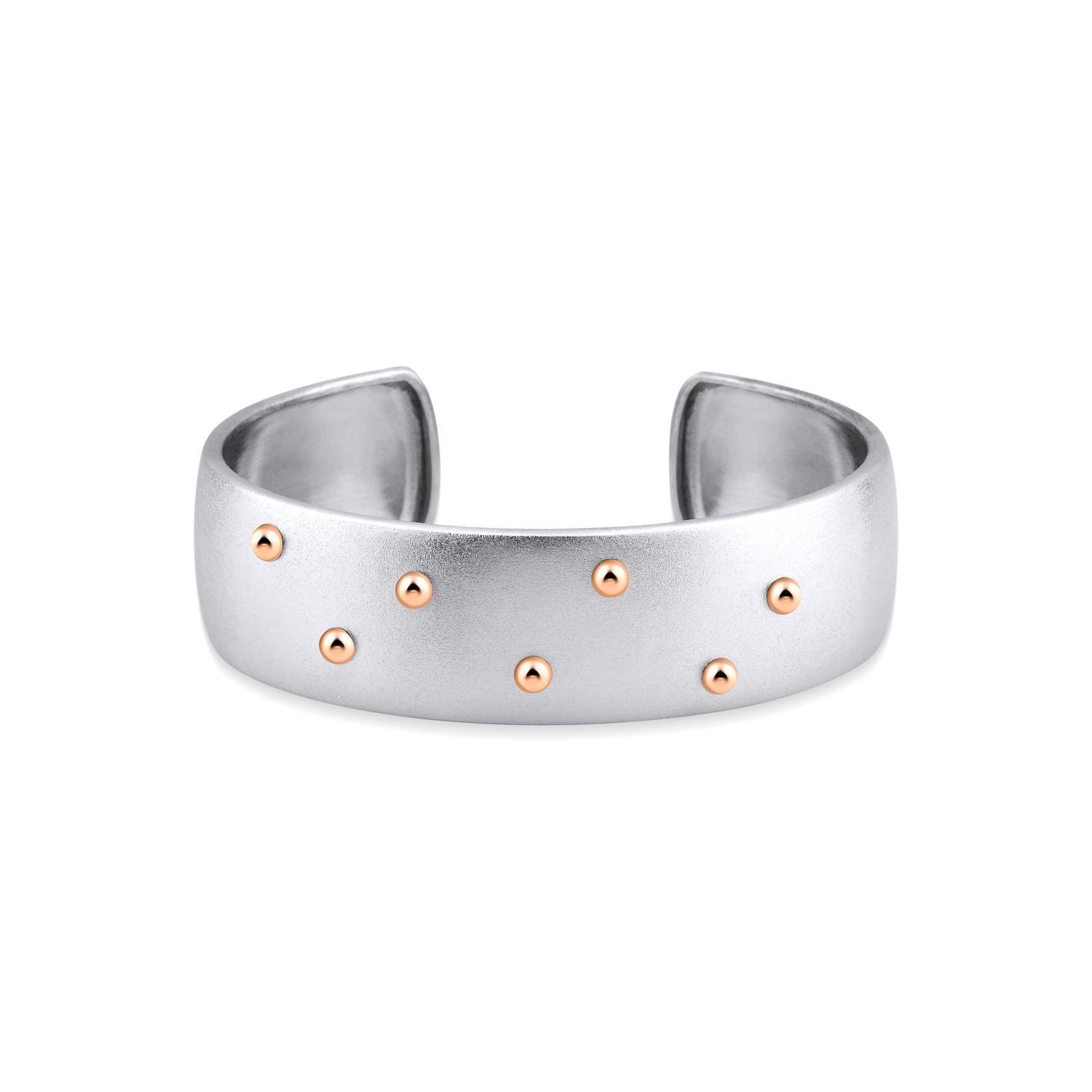 Manchette silver d'or