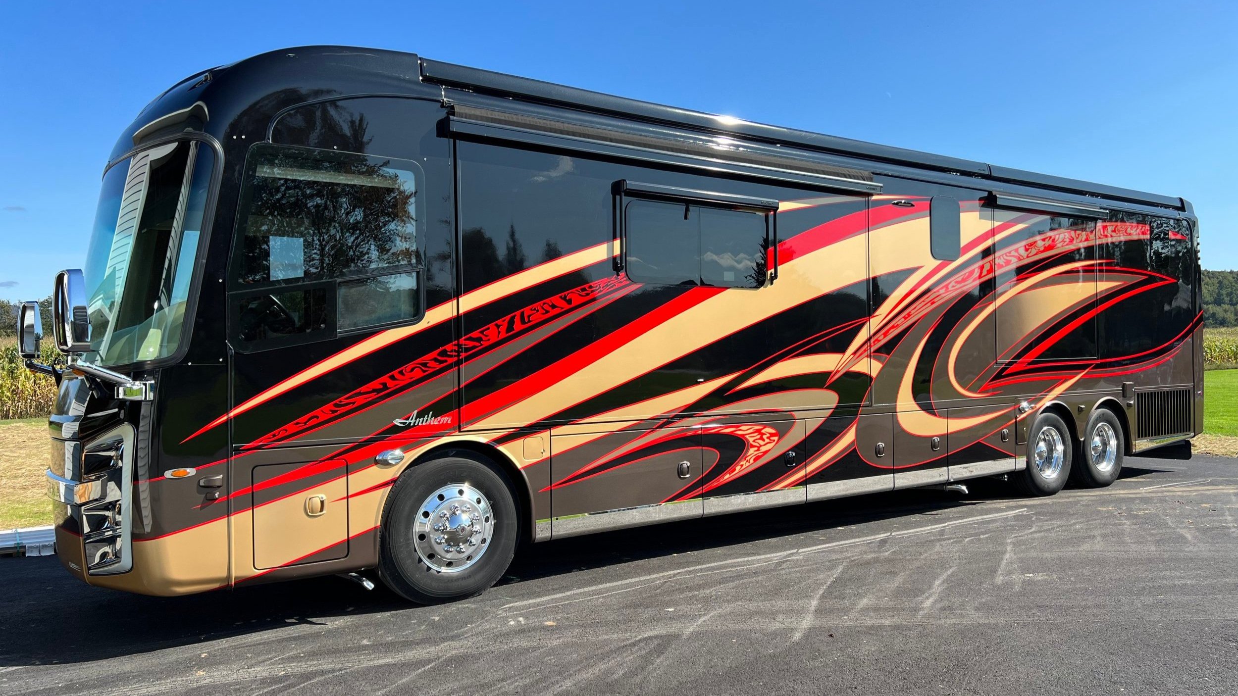 Professionally Detailed Coach Bus