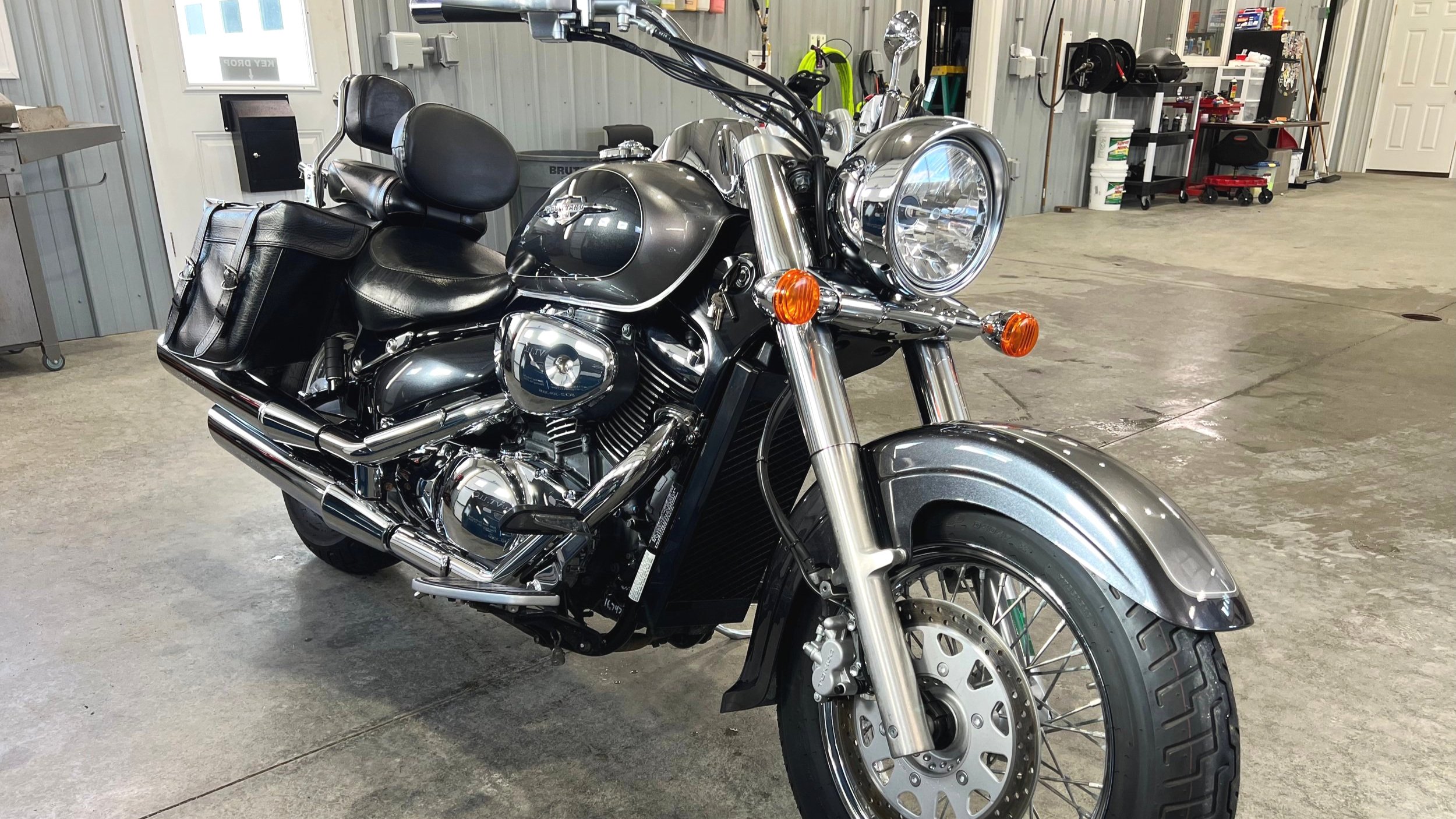 Clean Motorcycle Professional Detailed by Gloss Guru, VT in Enosburg Vermont, Franklin County. 