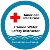 Logo for the American Red Cross Trained Water Safety Instructor Certification