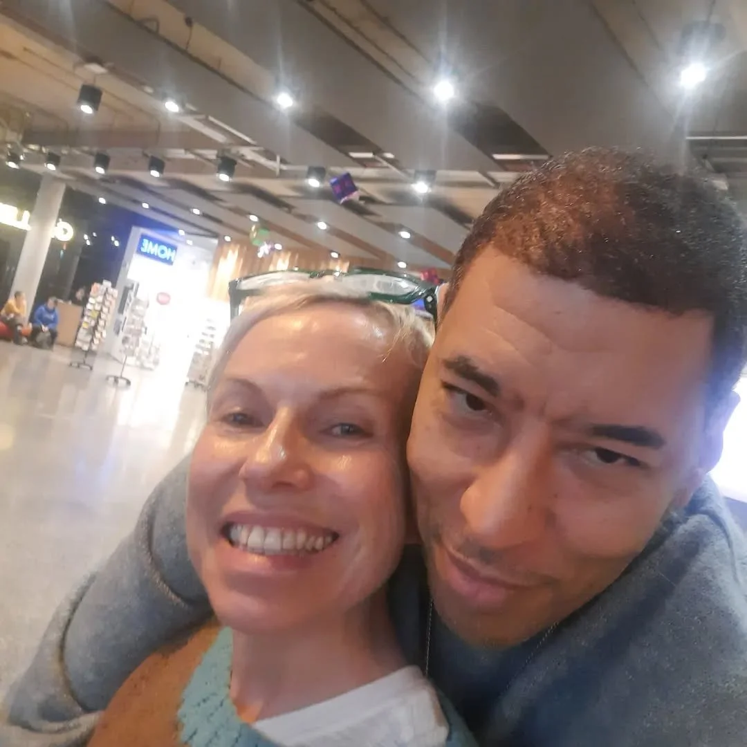 At @homemcr with my oldest and dearest Sue Devaney,  planning our new show arriving in 2025.its going to be SPECTACULAR, Can't wait to direct this stunning actor! ✨❤🌊☺🙏🏾