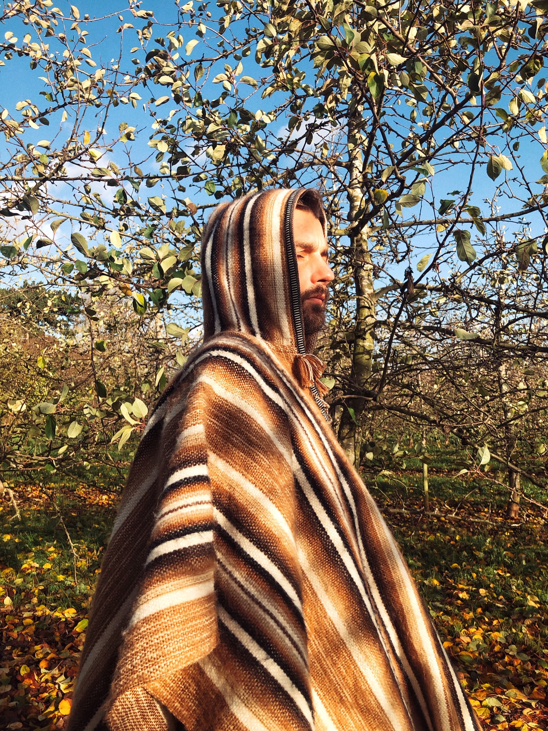 Unisex Peruvian Lama wool Ponchos