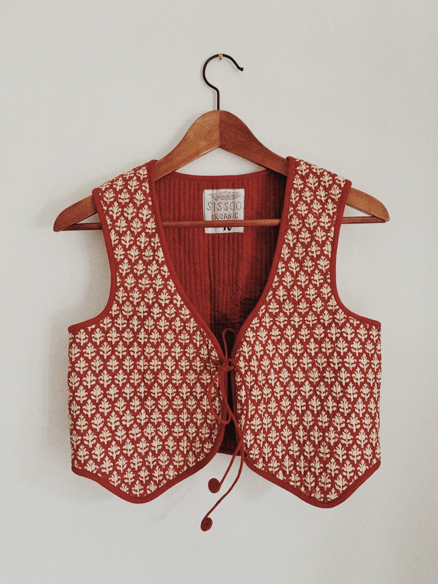 Hand Block Printed Waistcoat