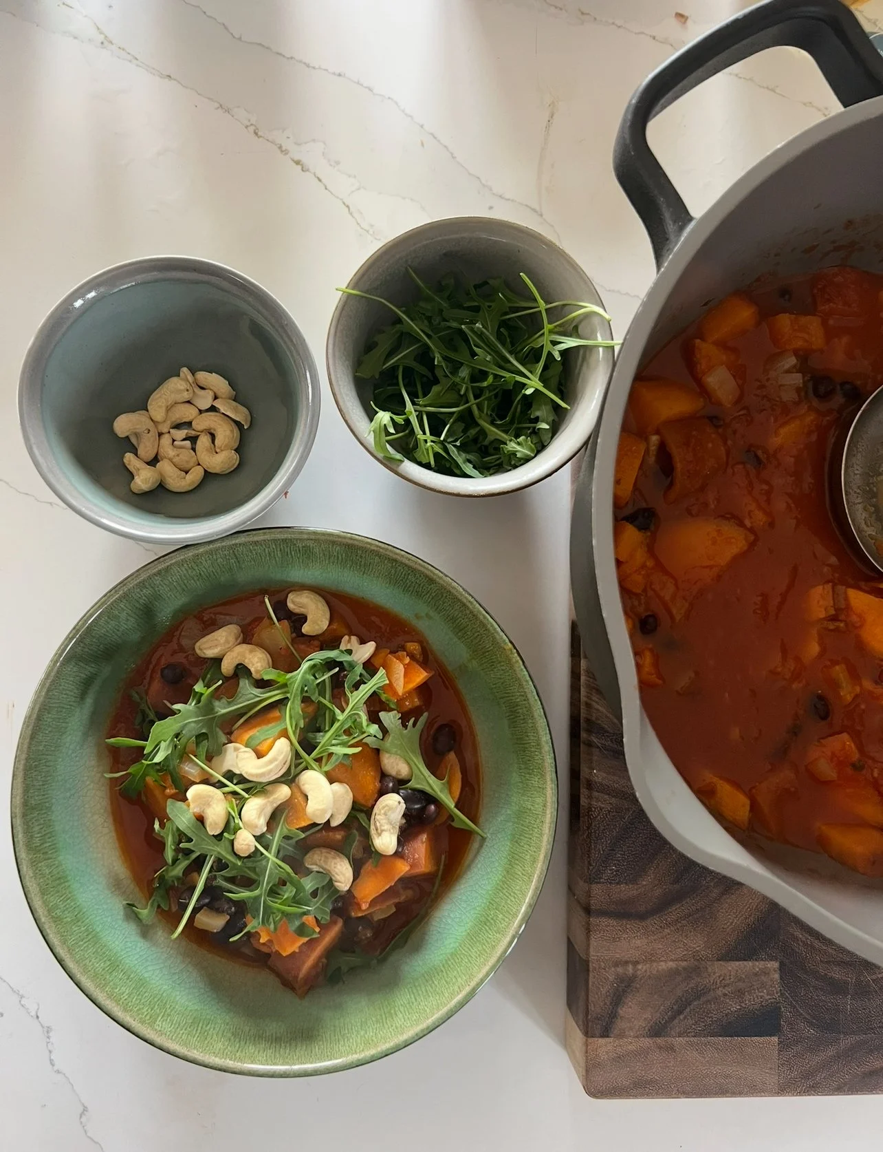 Sweet potato and black bean stew