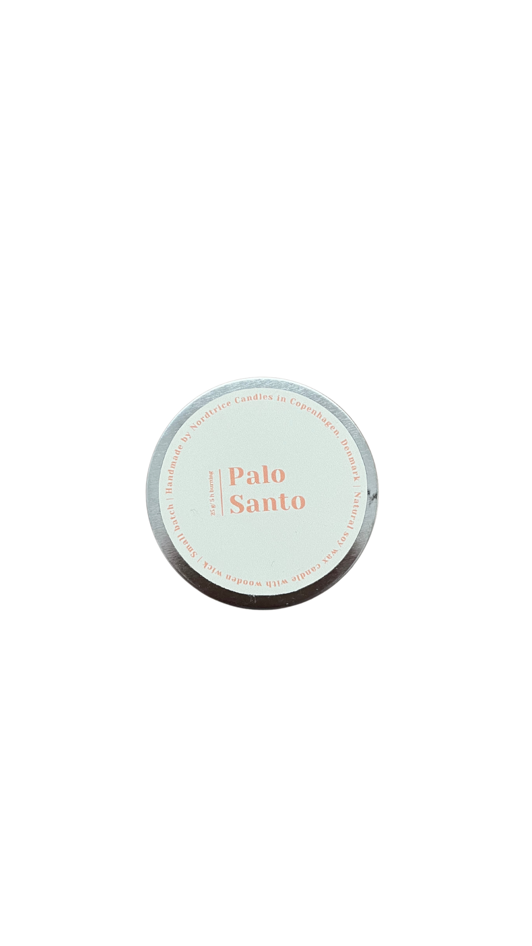 Mini-Duftkerze Palo Santo aus Sojawachs – verströmt einen beruhigenden, holzigen Duft. Ideal für entspannte Momente oder als stilvolle Geschenkergänzung.