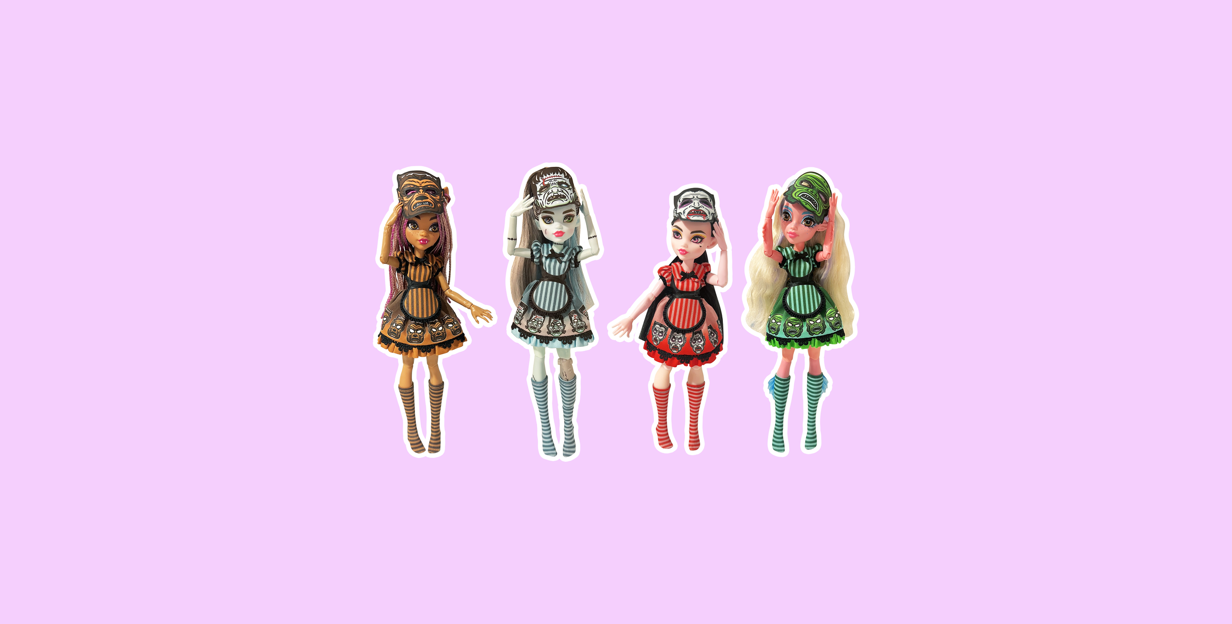 FULL SET classic monsters halloween fashion pack made-to-order
