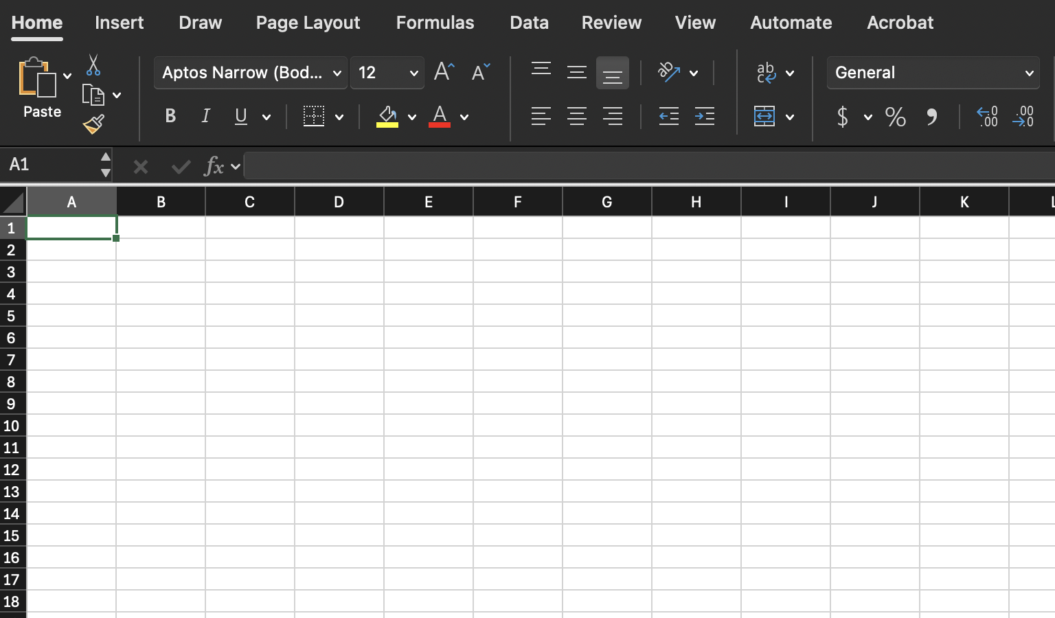 Chart of Account Template - Product Based