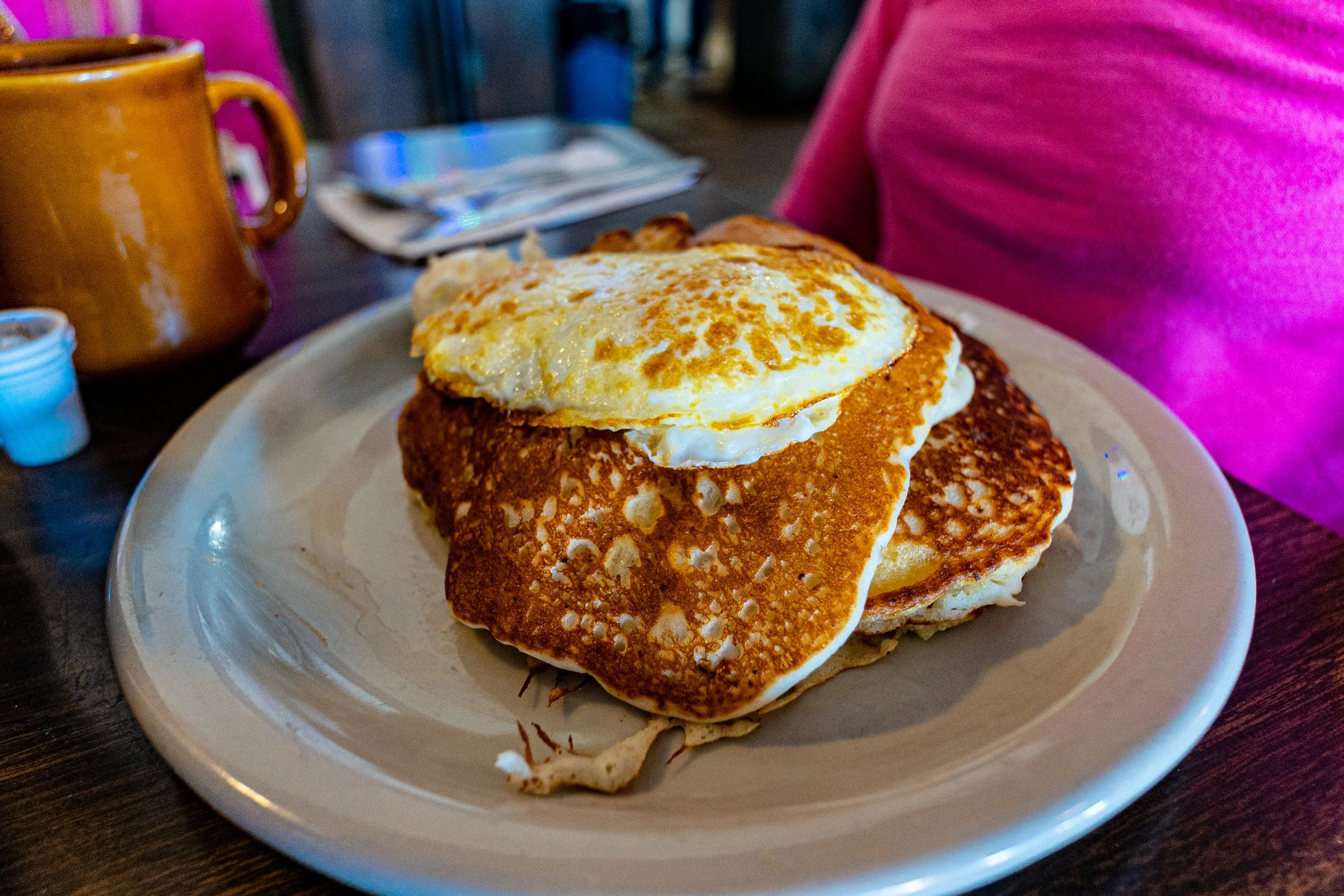 Breakfast at The Egg Connection in Tucson, Arizona.