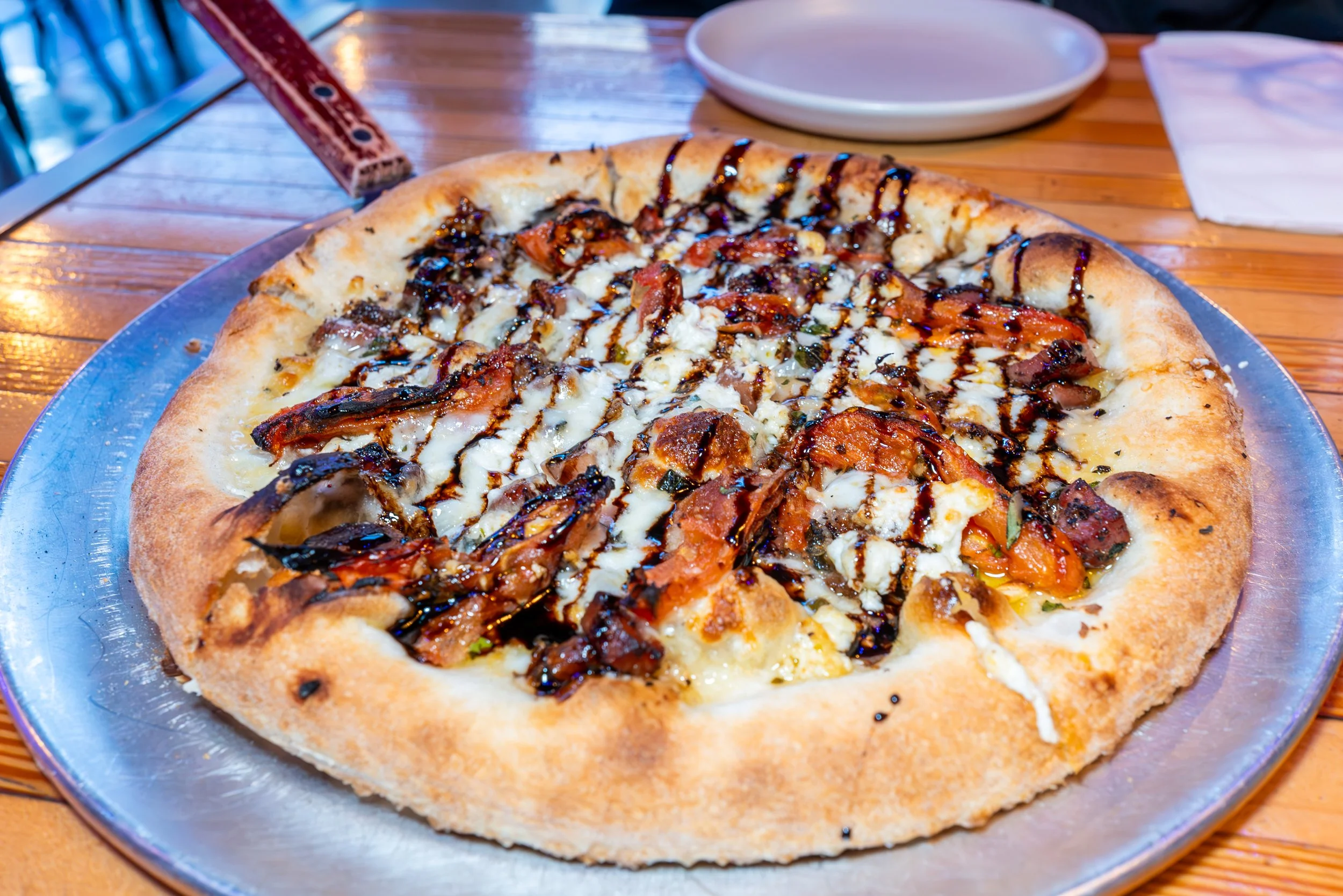 Artisan pizza at Jaime’s Pizza Kitchen in downtown Tucson Arizona