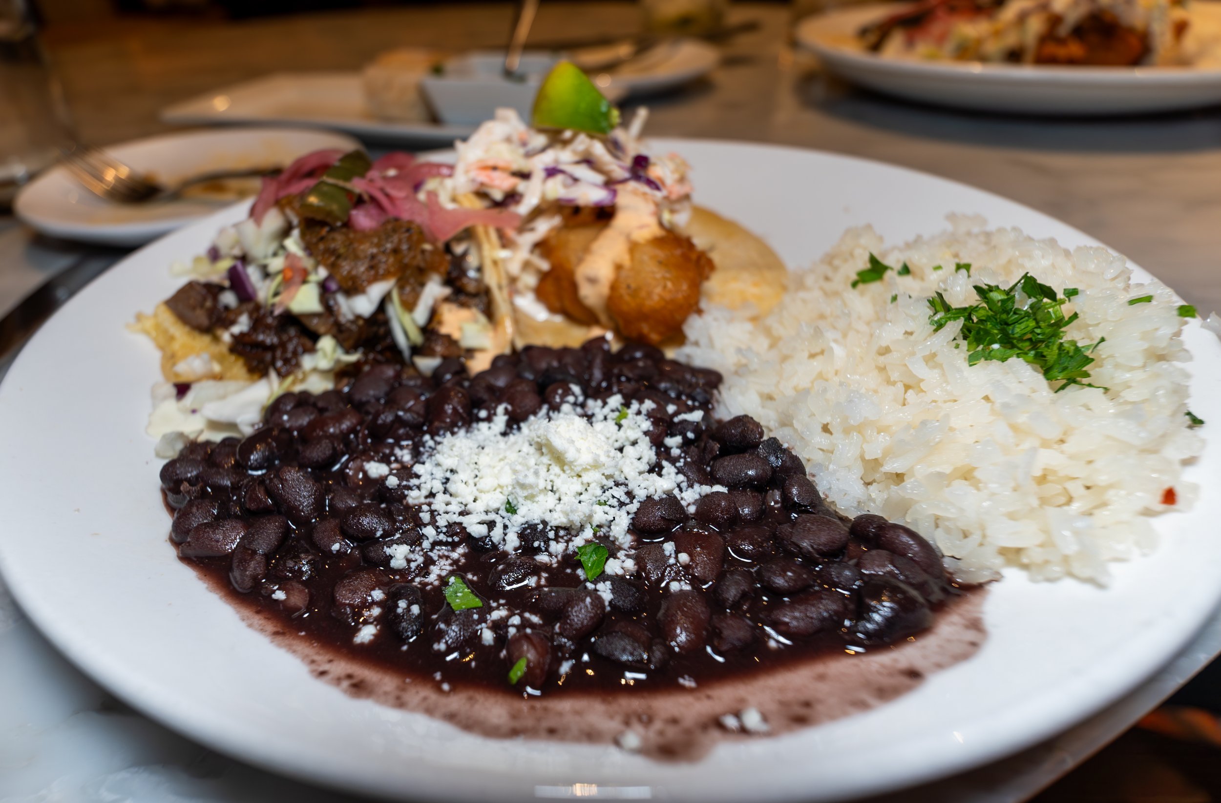 Patio dining and cocktails at Contigo Latin Kitchen in the Tucson foothills