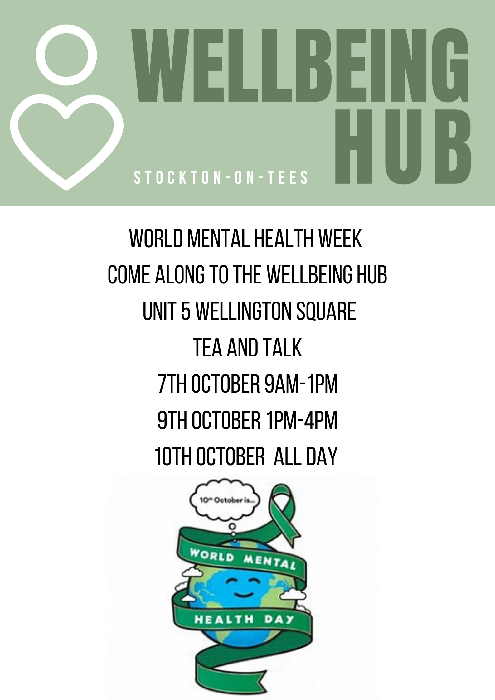 World Mental Health Day: Thursday 10 October