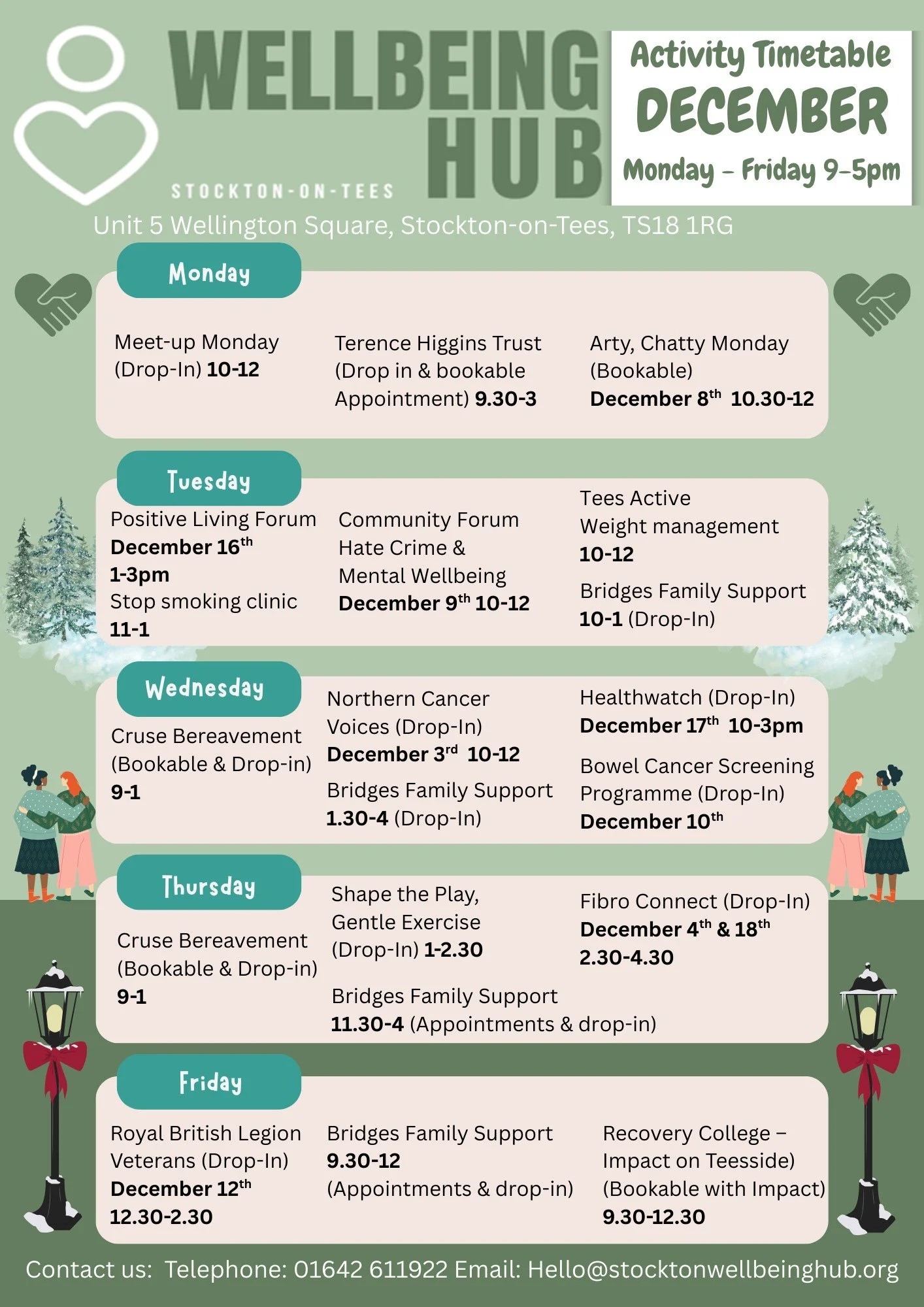 What’s on in December?