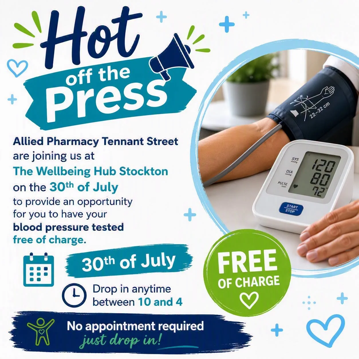 Allied Pharmacy FREE blood pressure checks