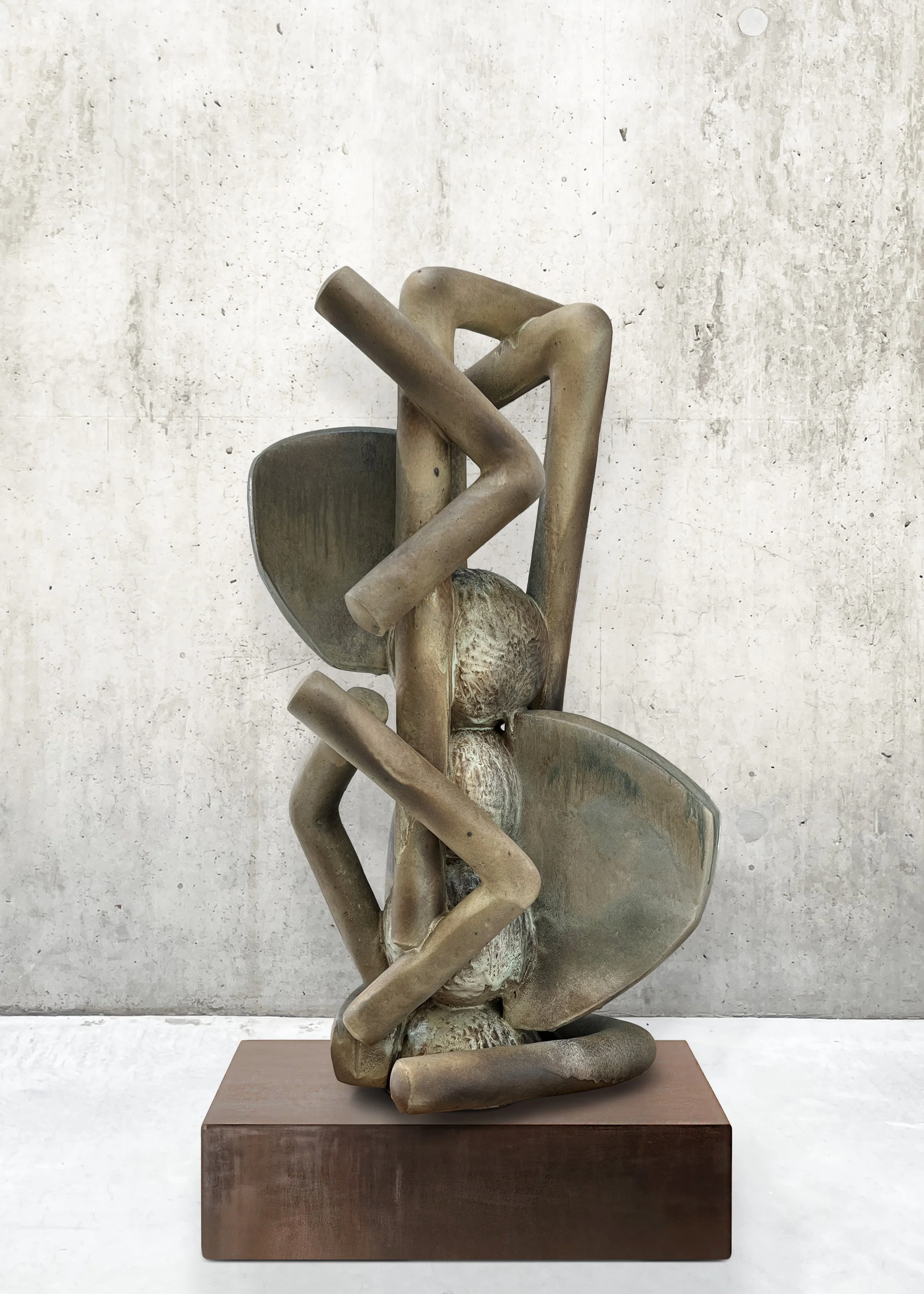 Stoneware, gas fired, 49" x 29" x 22", 2025