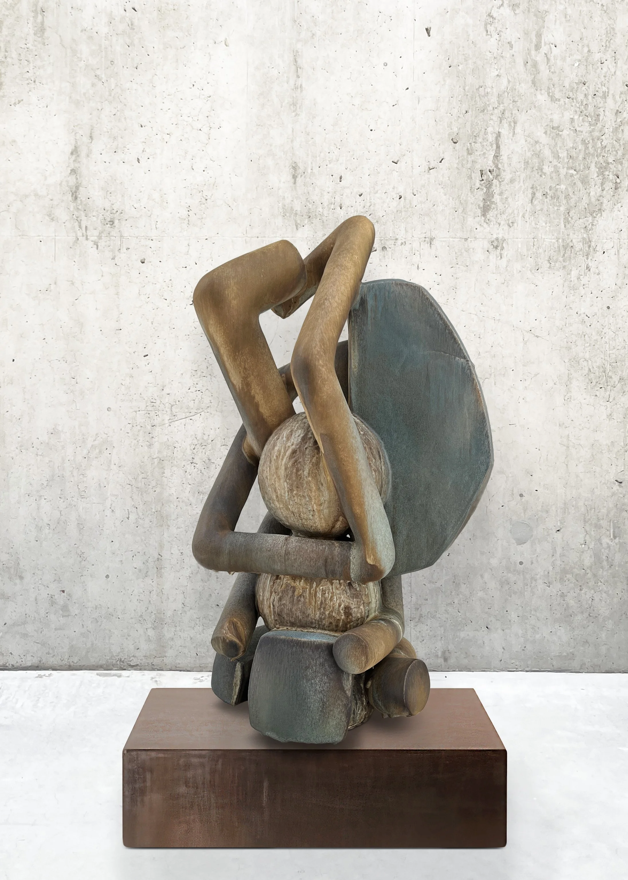 Stoneware, gas fired, 41" x 21" x 19", 2025