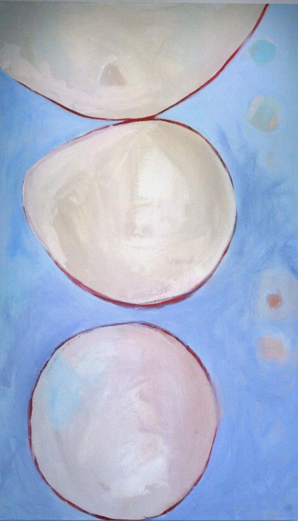  Float , 2014  Acrylic on canvas, 56" x 34"