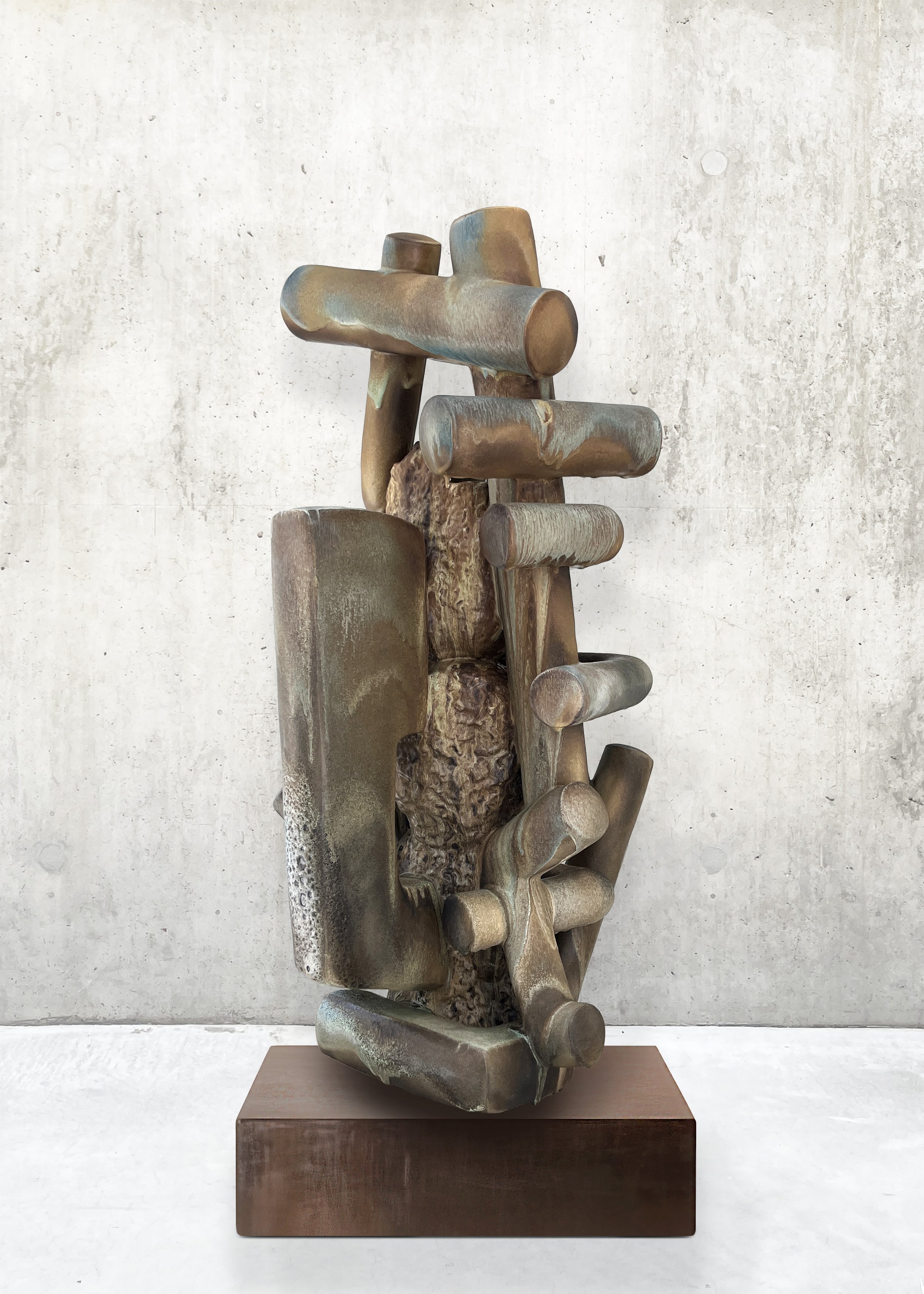 Stoneware, gas fired, 49" x 27" x 23", 2026