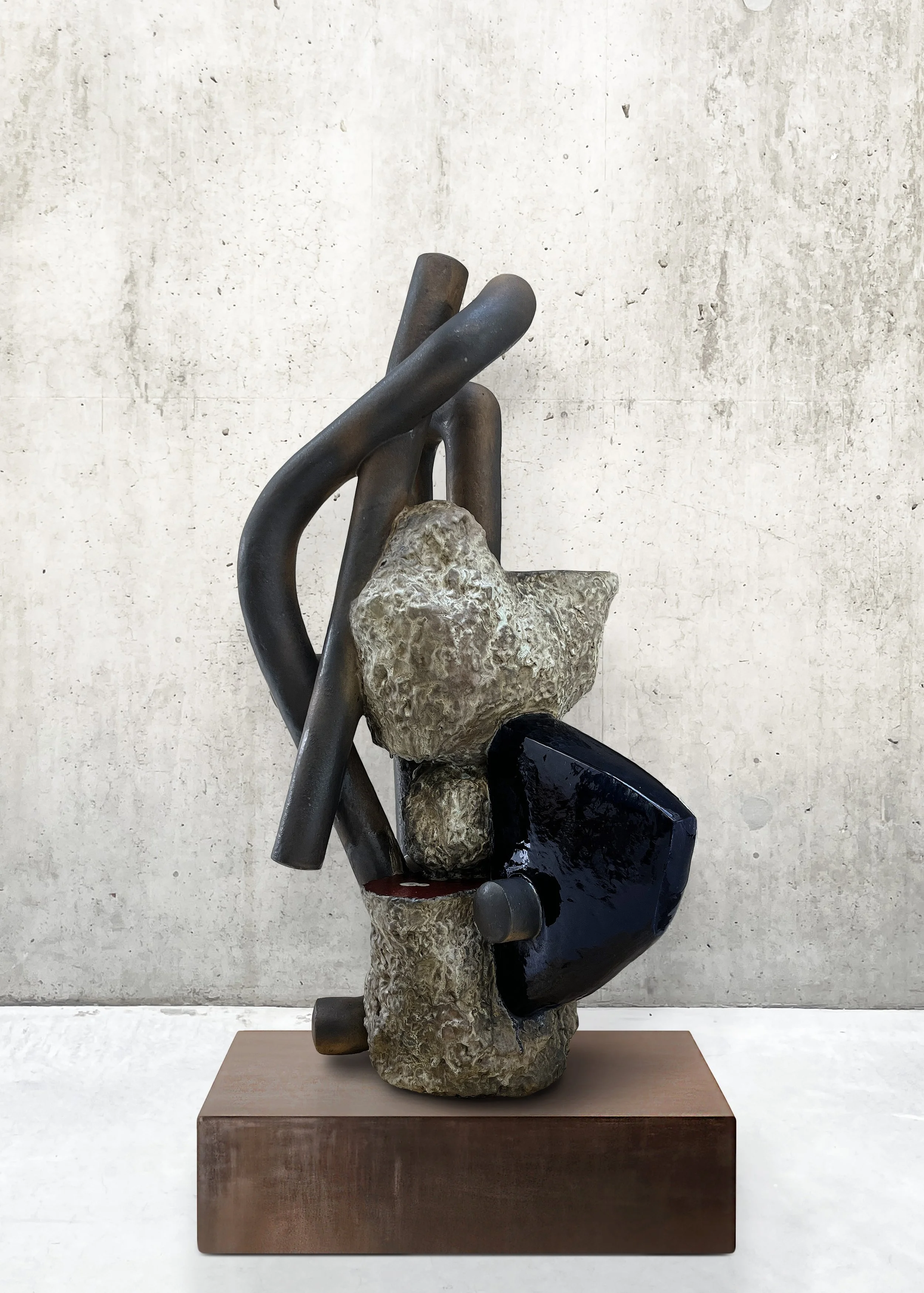 Stoneware, gas fired, 48" x 29" x 25", 2025