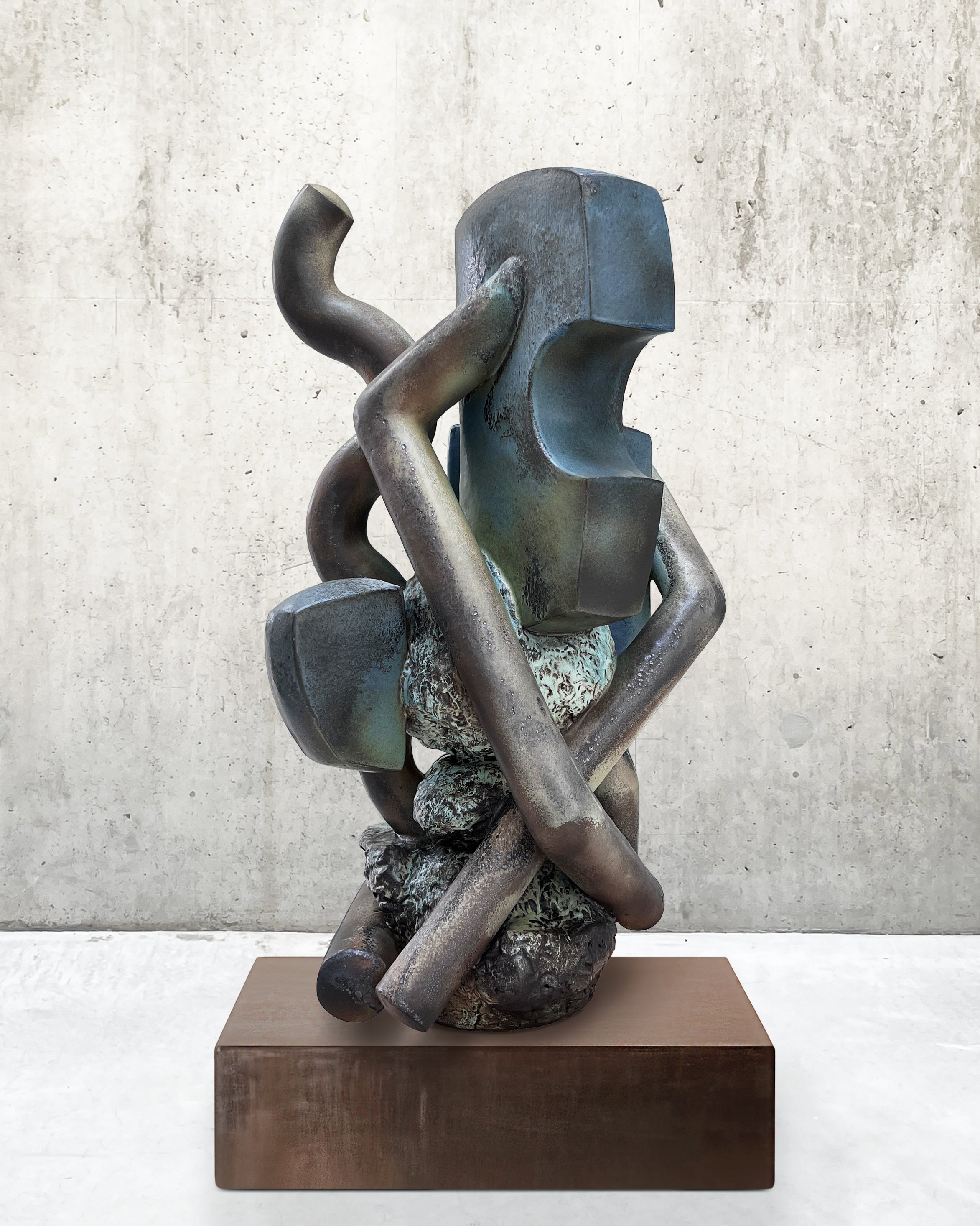 Stoneware, gas fired, 39" x 26" x 21", 2026