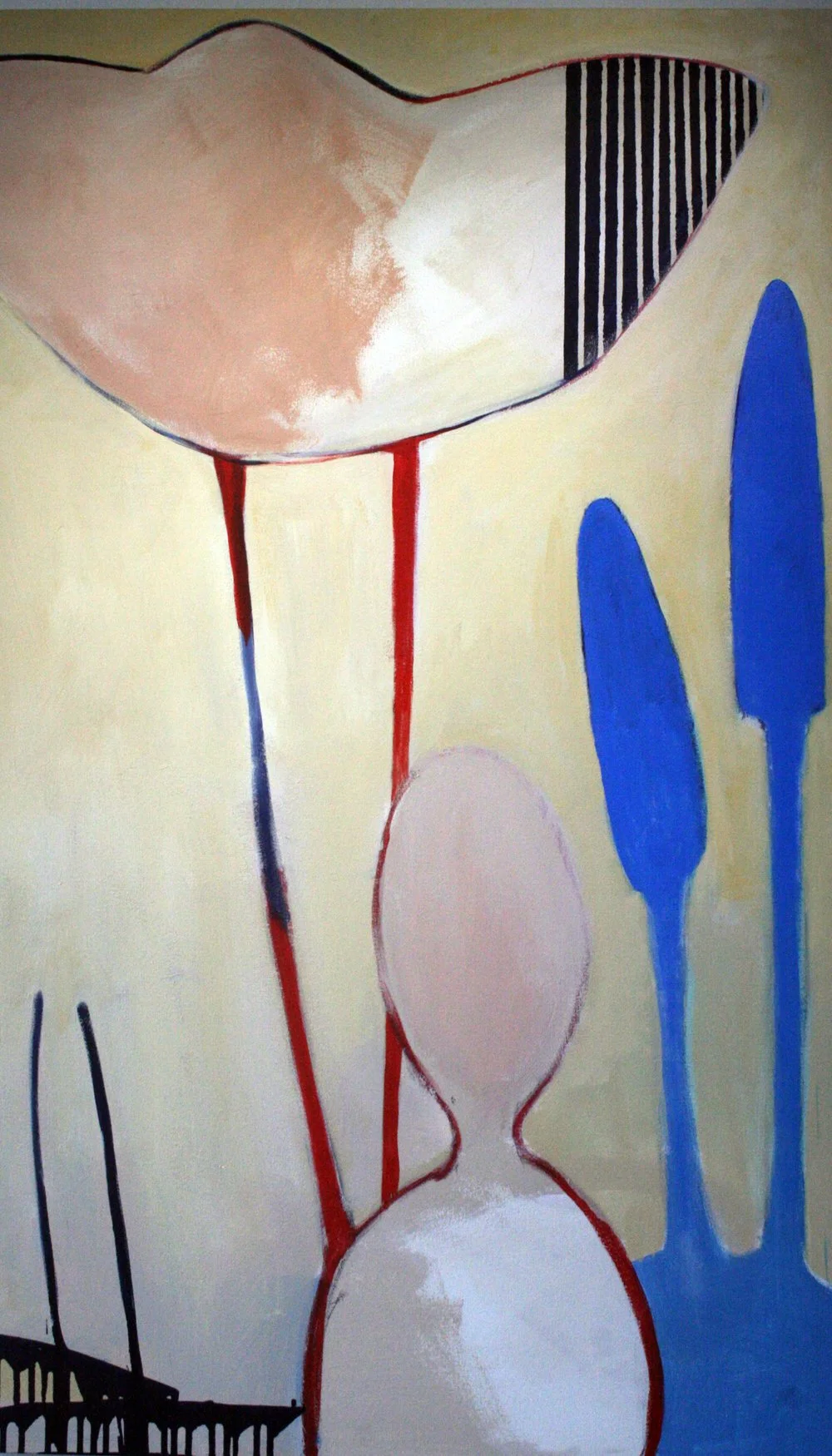   Sympatico , 2014  Acrylic on canvas, 56" x 34"