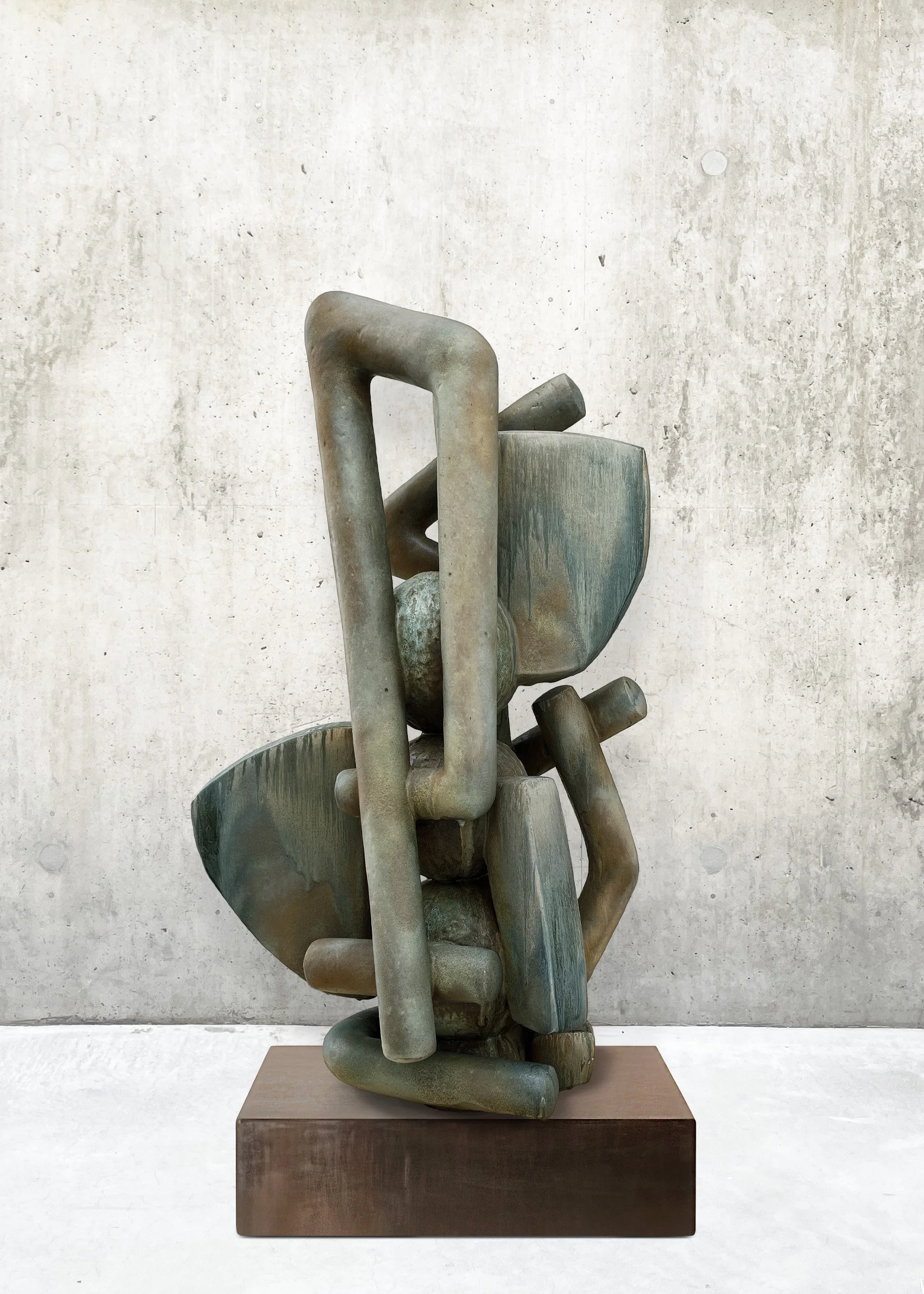 Stoneware, gas fired, 50" x 29" x 21", 2024 (Not available for purchase)