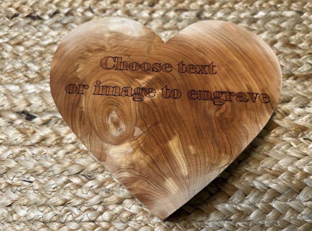 Rustic all-natural wood art piece, uniquely handmade and crafted from locally sourced Central Texas wood, with custom engraving options available.