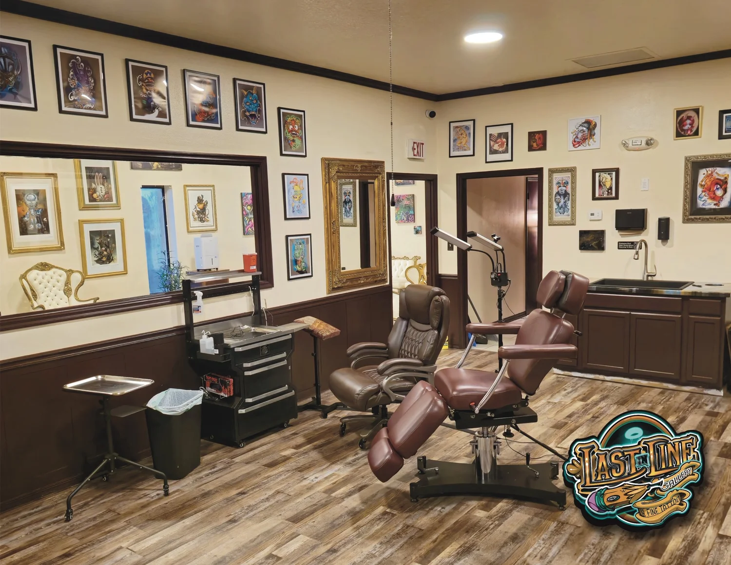 Tattoo Shop Interior Stations