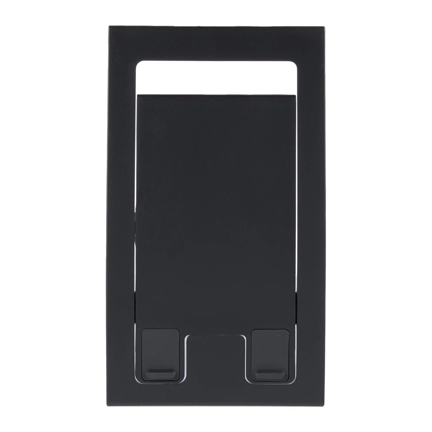Front view of the Reflex Foldable Eco Phone Stand, shown closed and compact.
