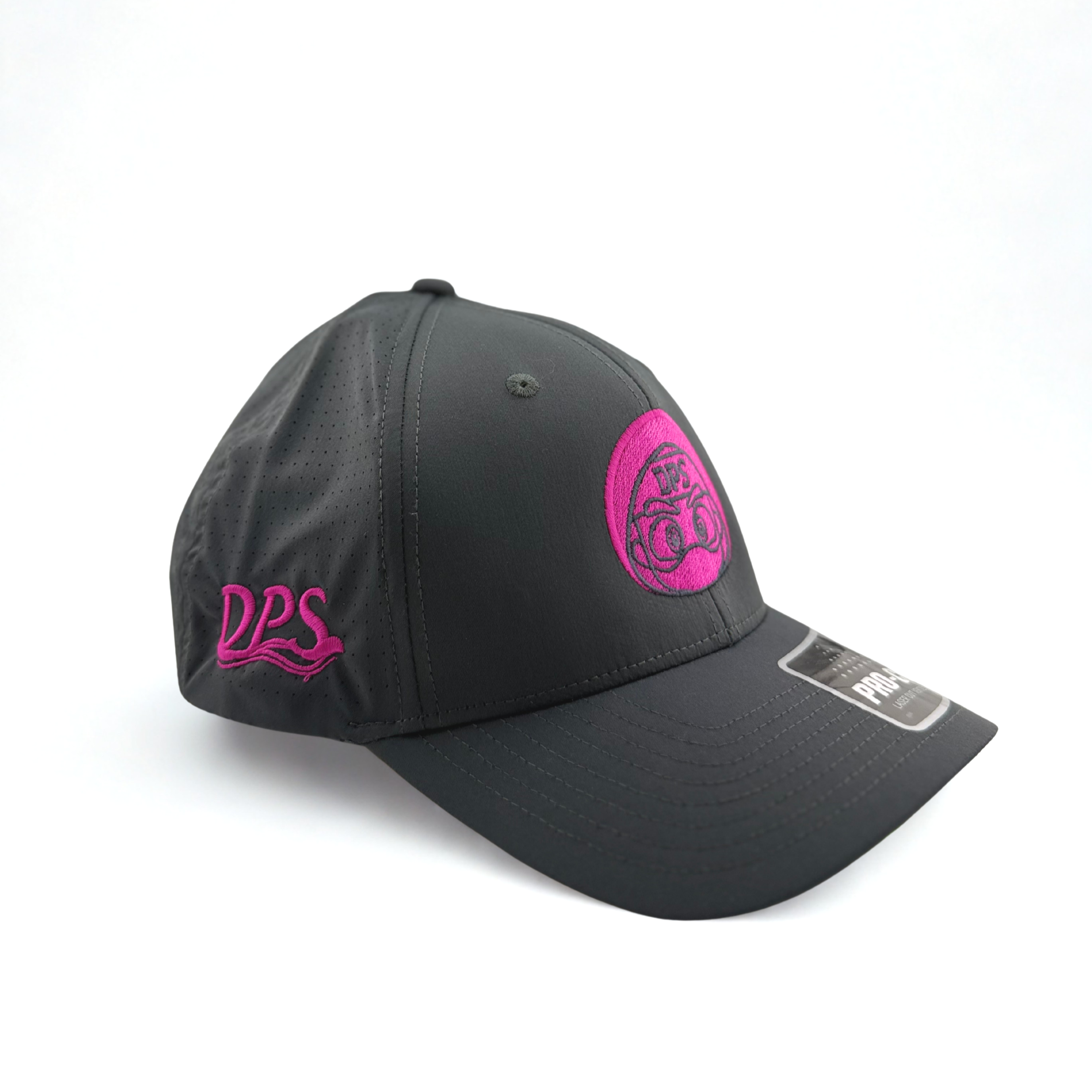 High-quality embroidered performance hat featuring DPS Pools custom logo decoration, ideal for branded apparel programs and trade show merchandise. Designed for comfort and durability, this promotional product is perfect for team uniforms, corporate 