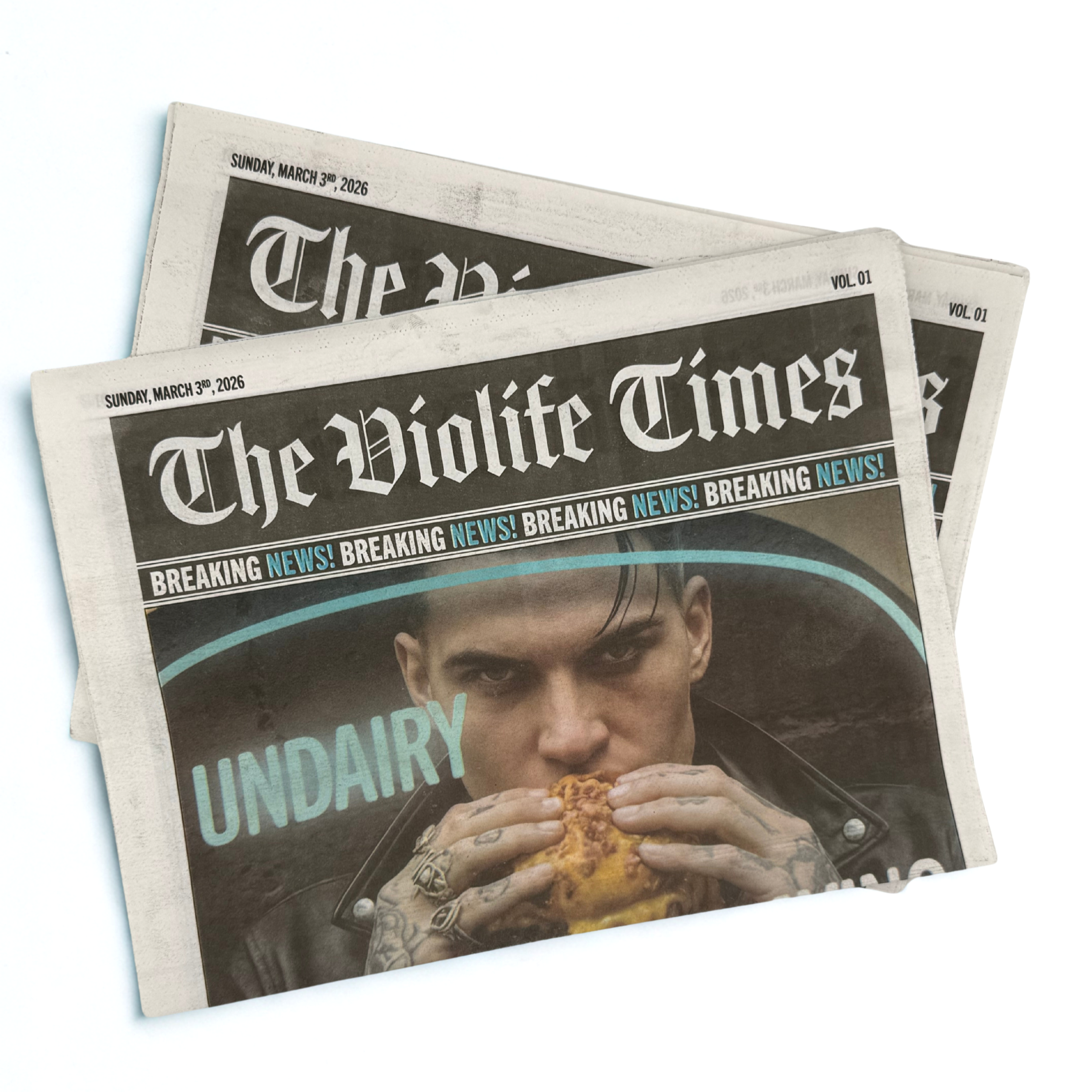 High-impact custom printed newspaper used for experiential marketing and brand storytelling. Designed to capture attention at trade shows and events, this promotional piece elevates traditional marketing with a bold, editorial-style approach that dri