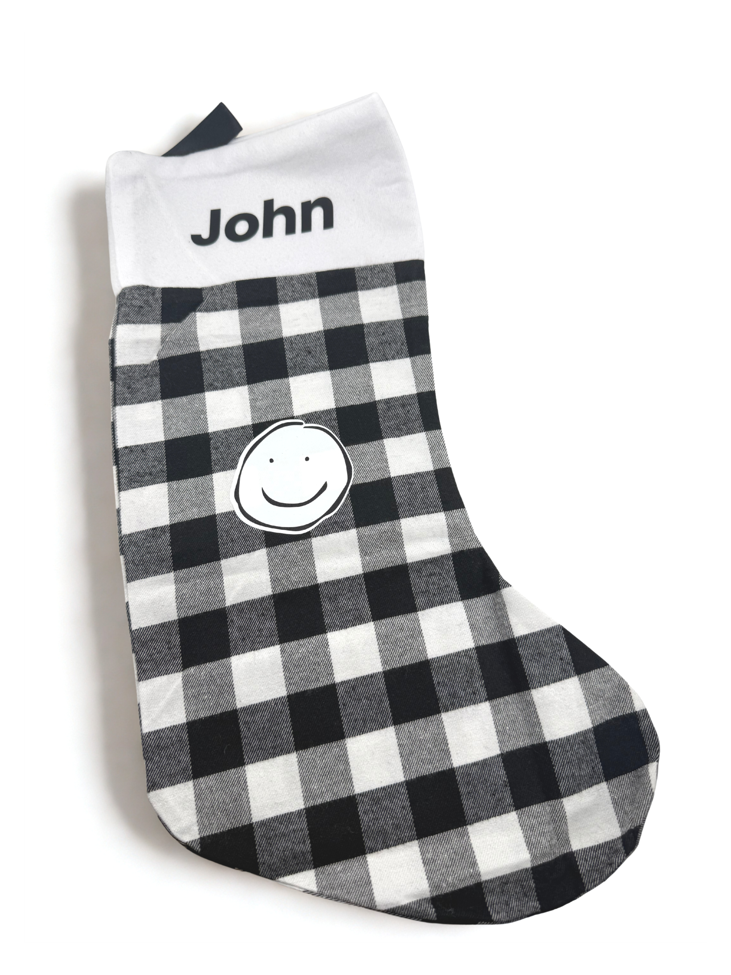 Custom holiday stocking with personalized name and branded design, perfect for employee gifting and seasonal marketing campaigns. A unique promotional product that enhances brand engagement during holiday events, corporate celebrations, and client ap