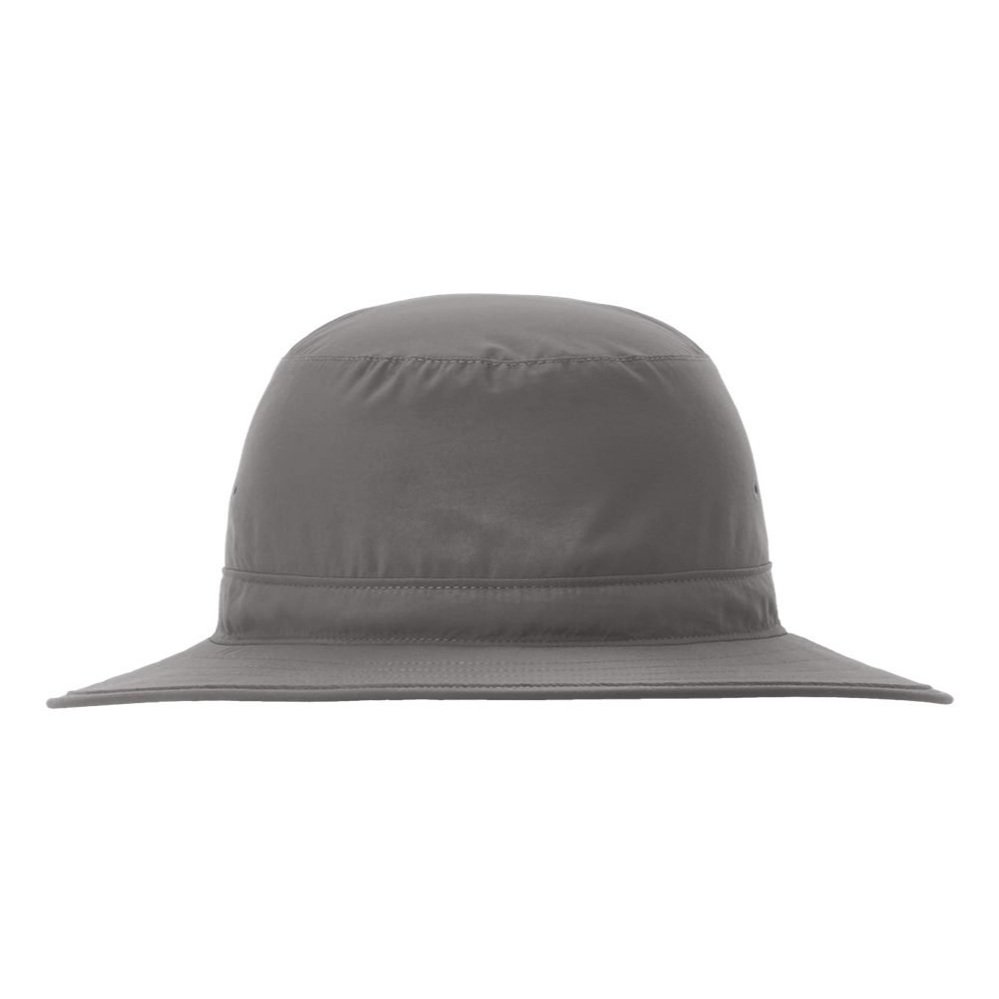 Charcoal Richardson 909 Booney Hat front view showing wide brim and subtle eyelets