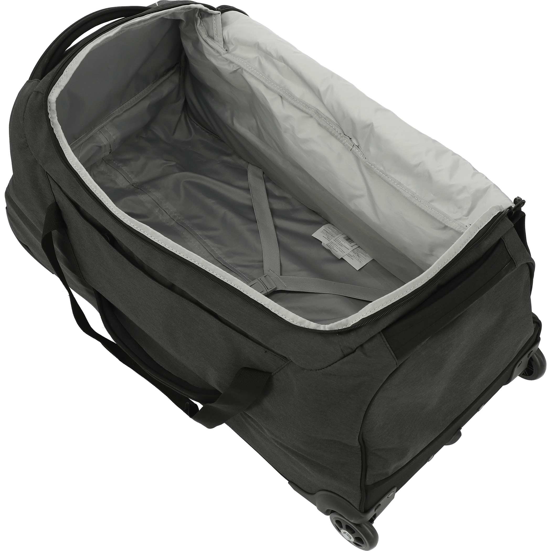 Interior view of the High Sierra duffel showing mesh compartments and large main storage area