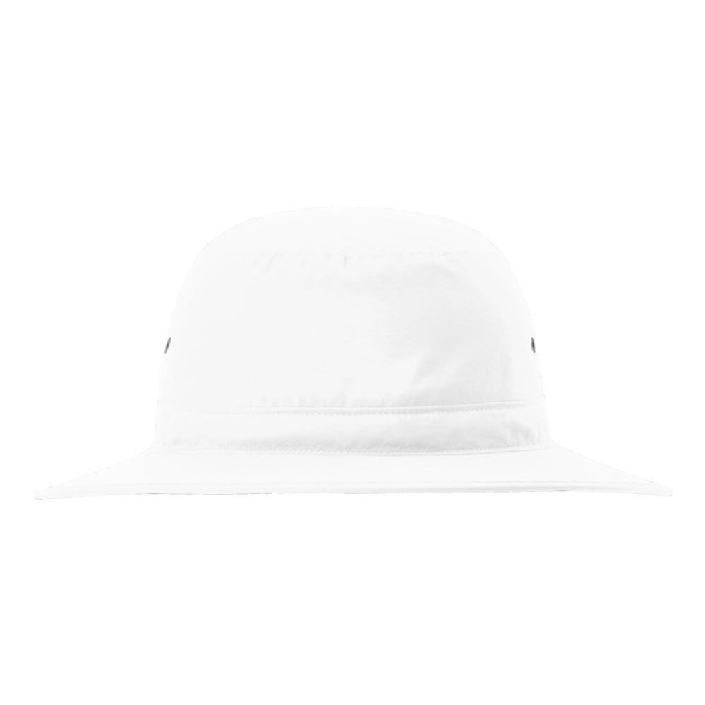 White Richardson 909 Booney Hat front view showing wide brim and subtle eyelets
