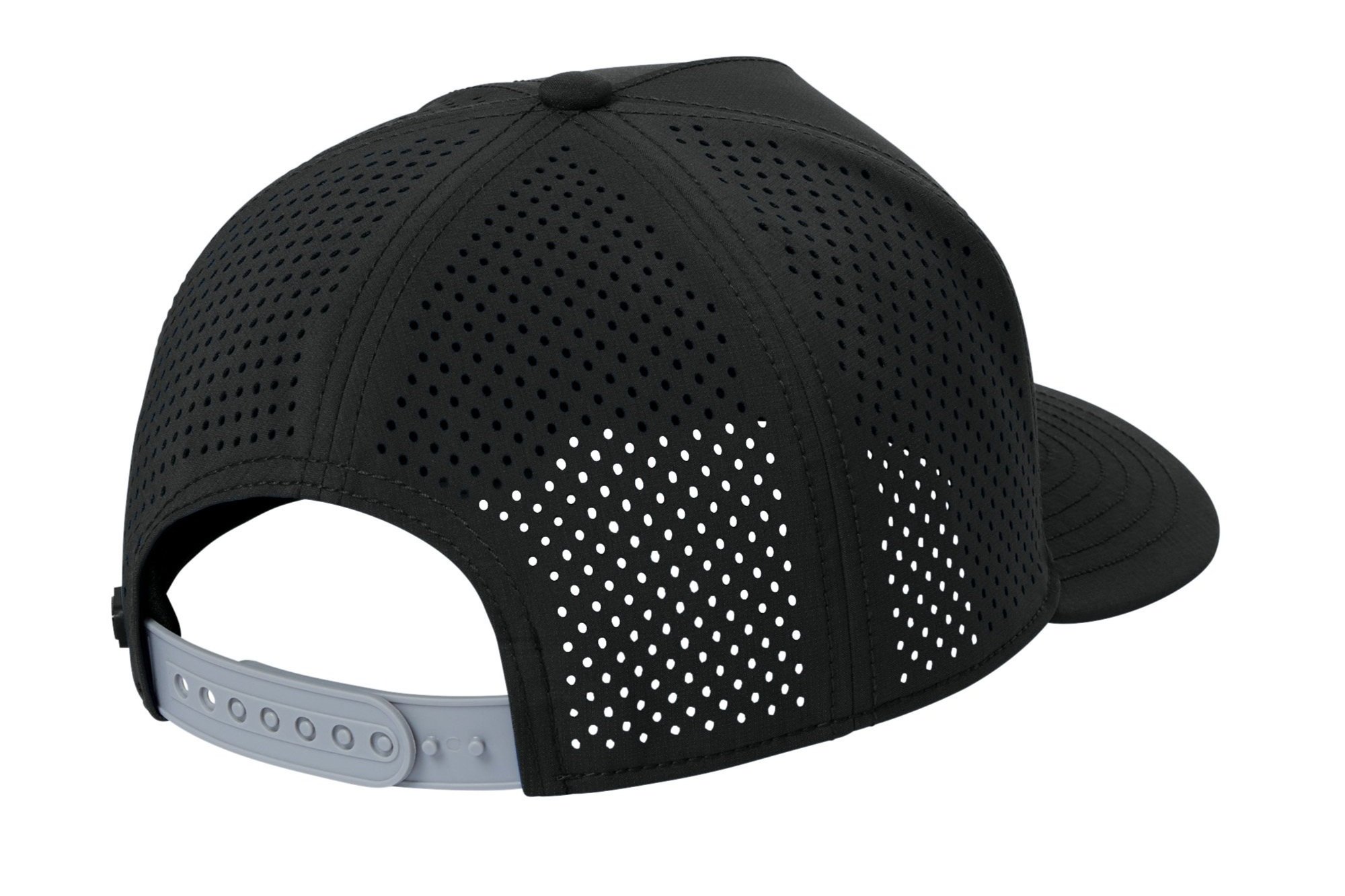Back view of the Blacktop OGIO cap featuring the adjustable closure and subtle OGIO branding