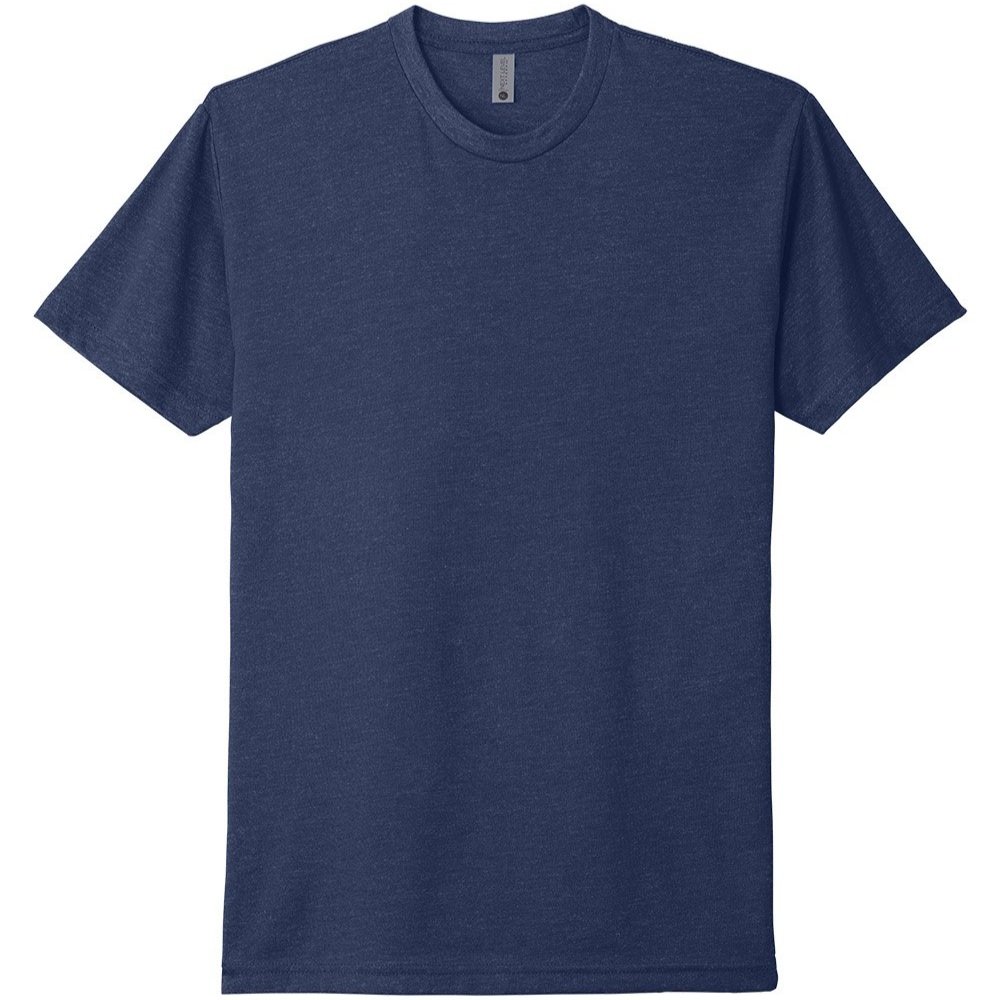 Next Level 6210 CVC crew neck t-shirt in Storm, featuring a retail fit and soft cotton-poly blend.