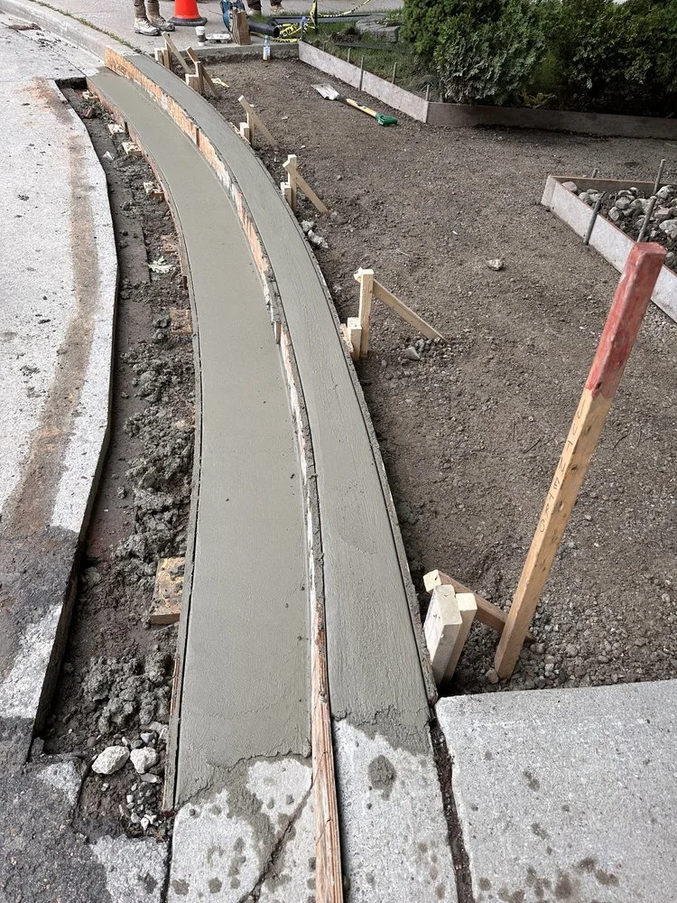 Concrete Curb Installation in Markham