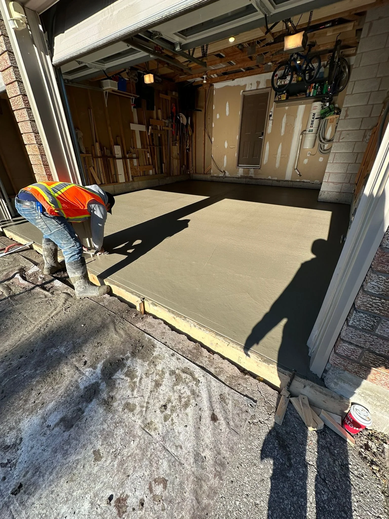 Garage Slab Installation in Markham