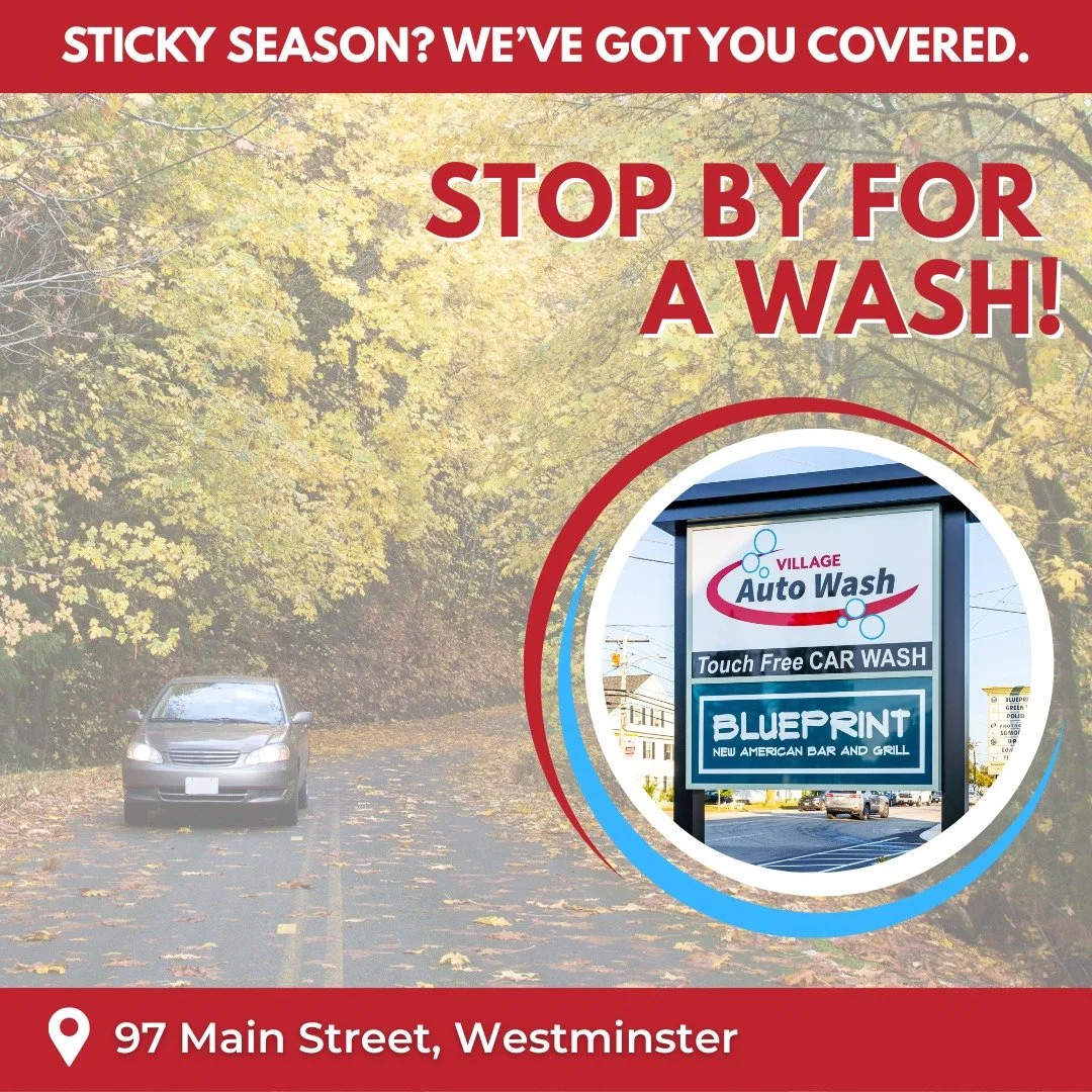 🍁 It's a beautiful, crisp November day, but who wants to stand outside and scrub? Not us! 🚘✨ Get a spotless clean in minutes with zero contact. ✅ Quick, convenient, and safe for your finish. The New England way to wash! 👍🏻 Village Auto Wash is a 