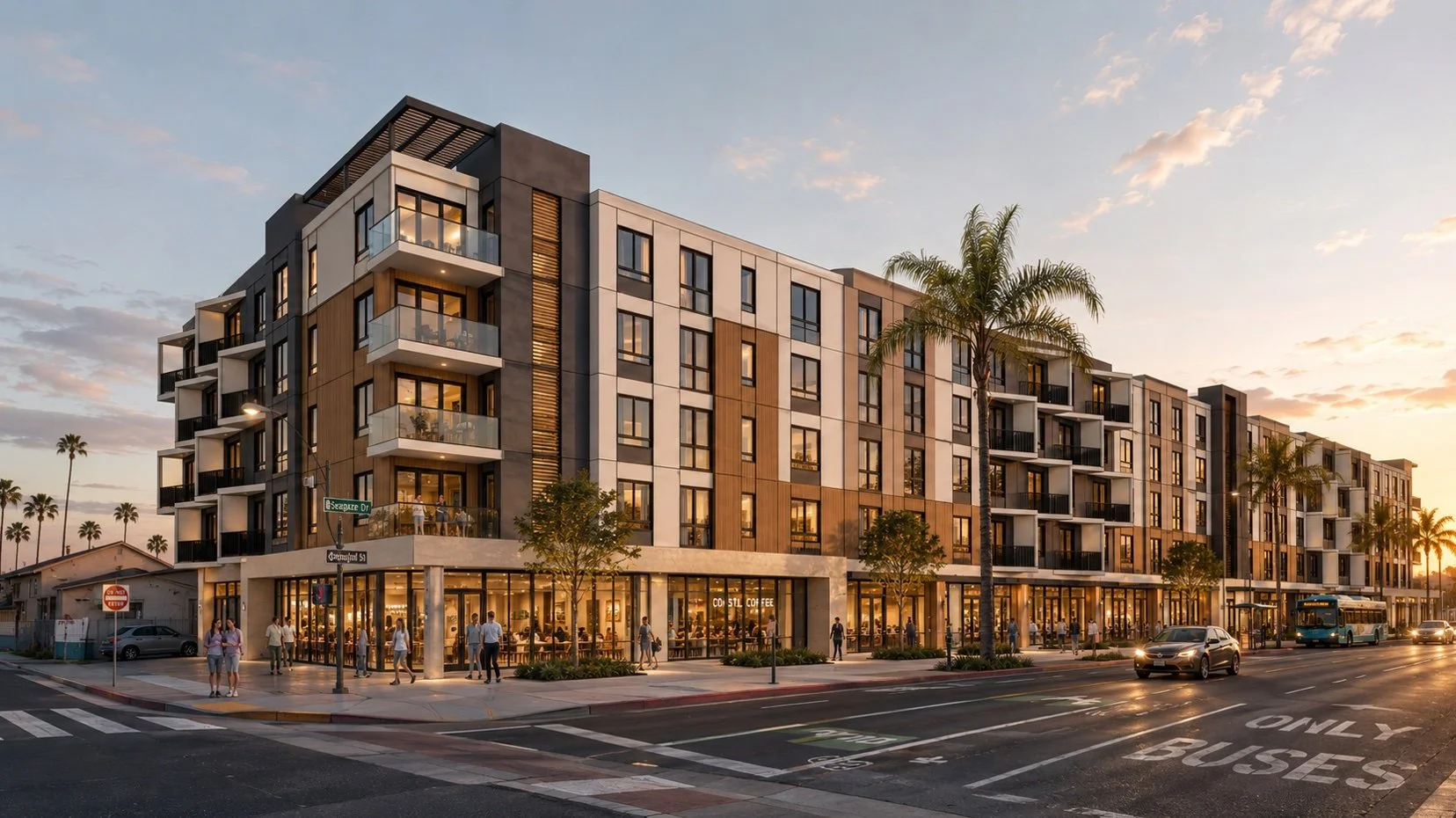 
  
   California 
  
   
     Oceanside OTC 
     Oceanside, CA |  5-Story  |  7-Story  
     
     Modestly Ocean. 
   
 