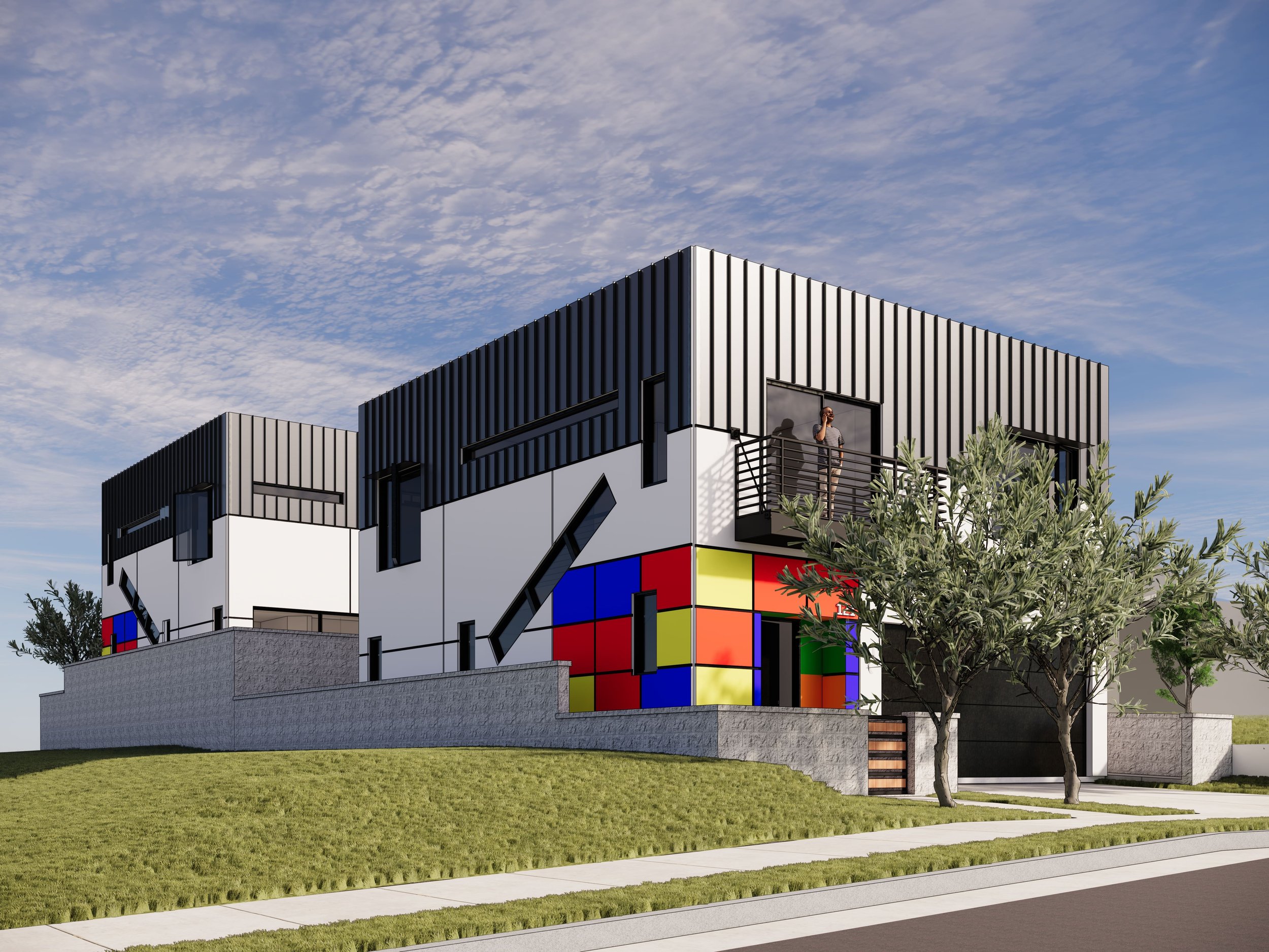   California 
  Robinson Steet  Los Angeles, California |  2-Story, 3-Story    Simplicity after Complexity.   