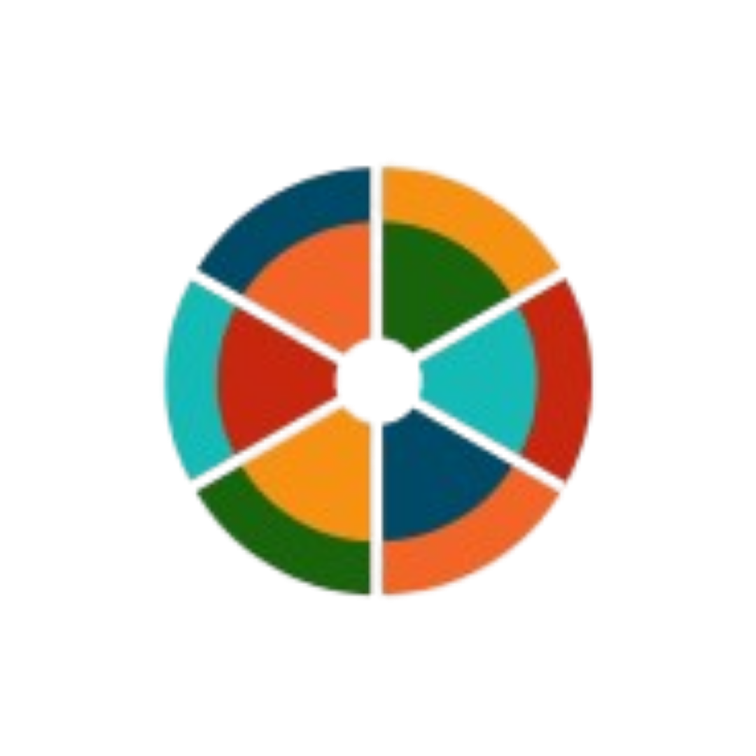 Colorful 3D pie chart with multiple segments in various colors