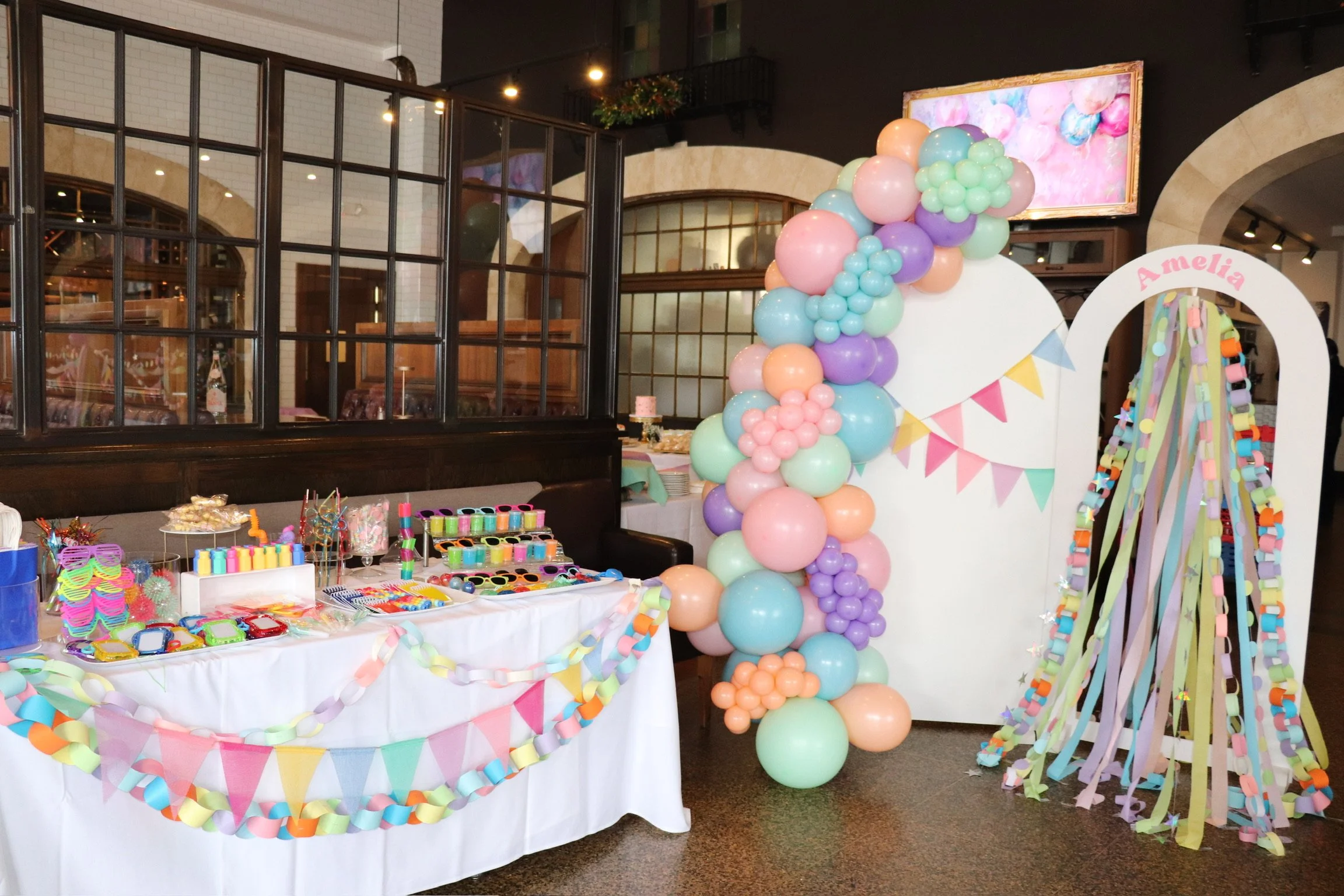 custom balloon backdrop streamers.JPG
